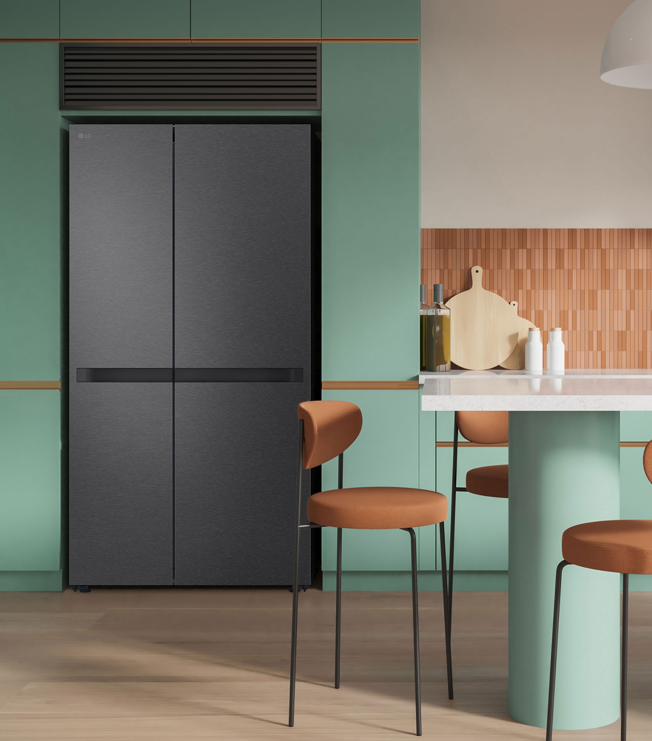 Refrigerador Dúplex 23 p3 Side by Side VS23BEP Negro Mate