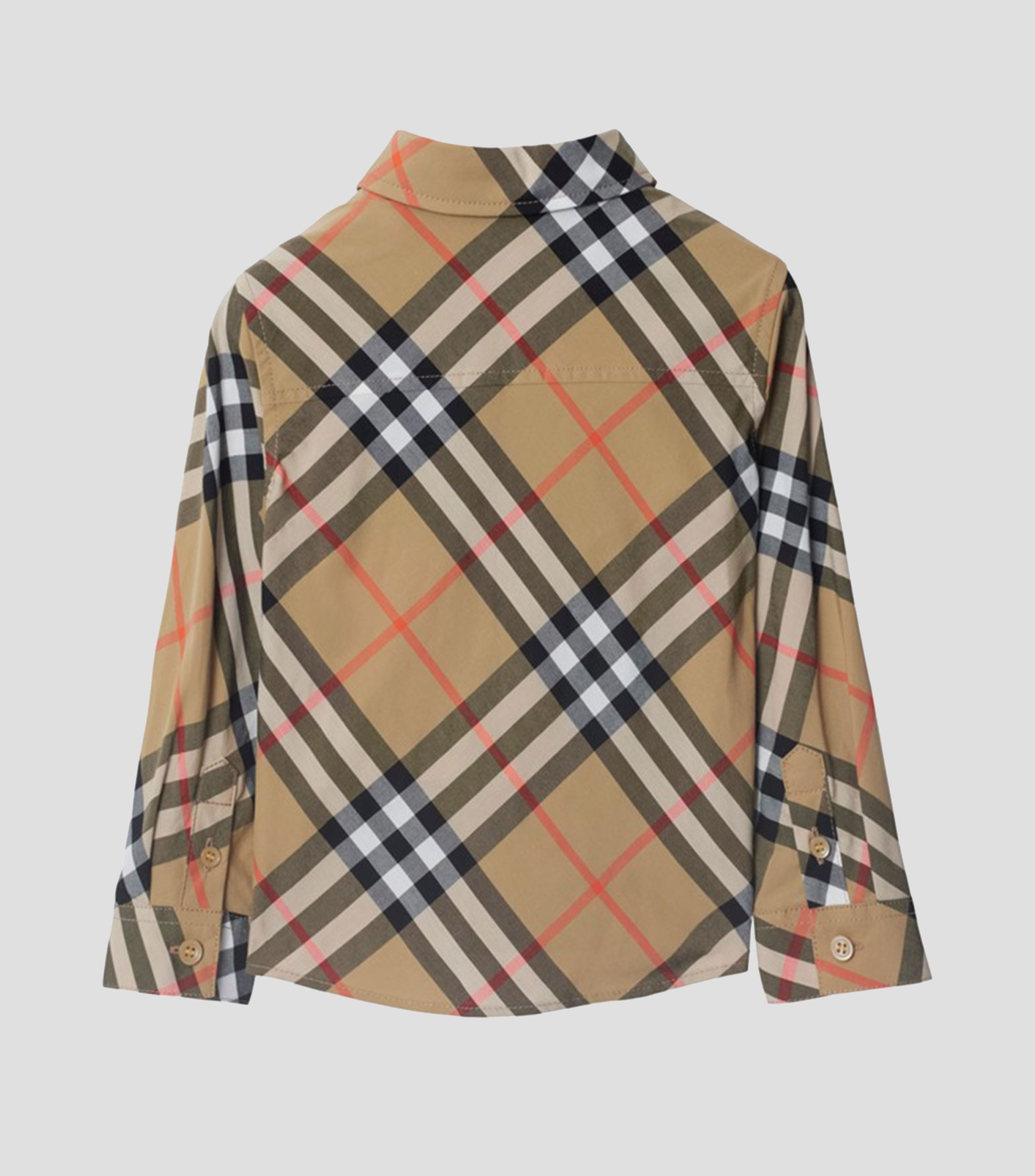 Camisa Cuadros manga larga Bebé