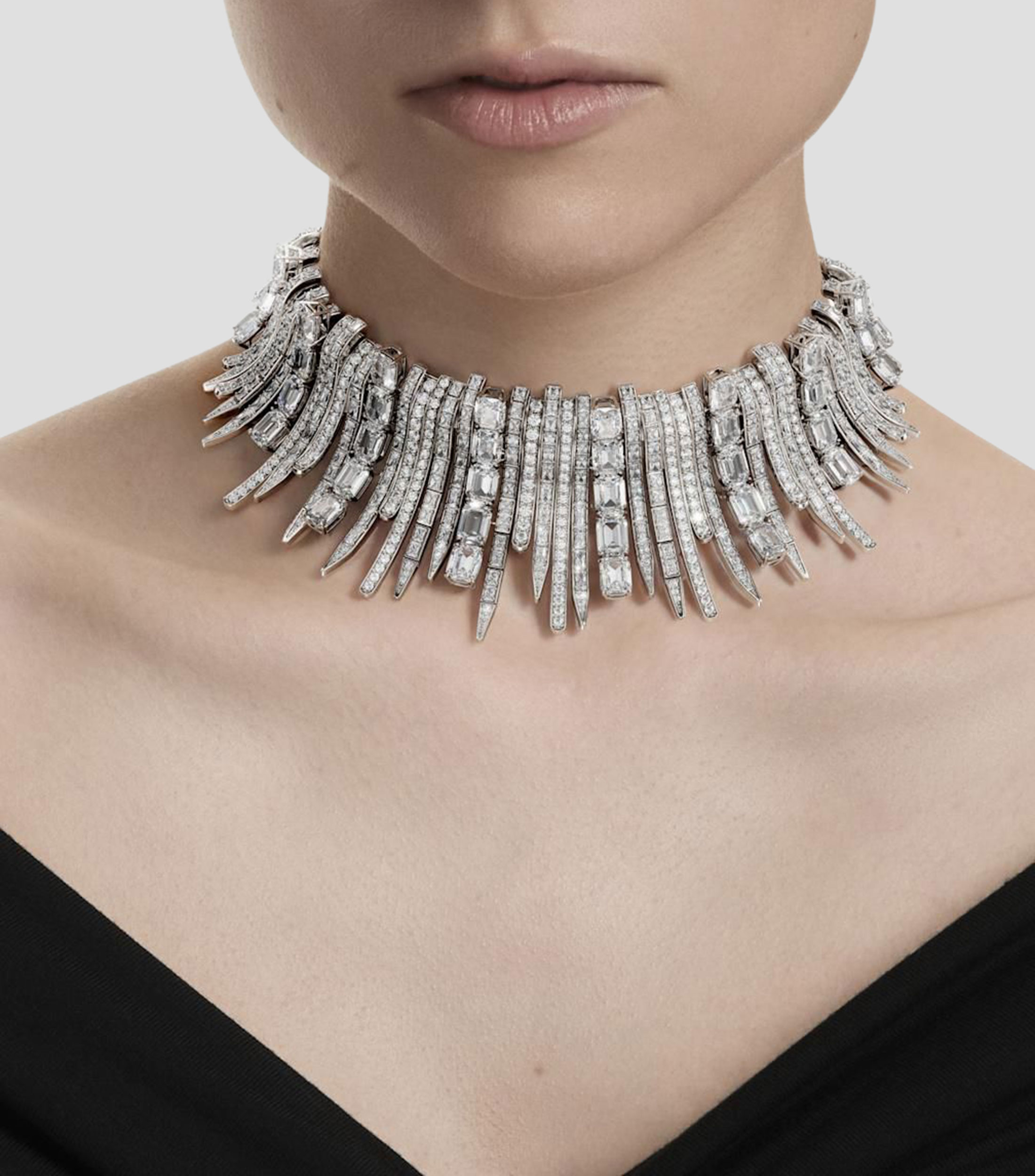 Collar con motivos de plumas Vienna Mujer