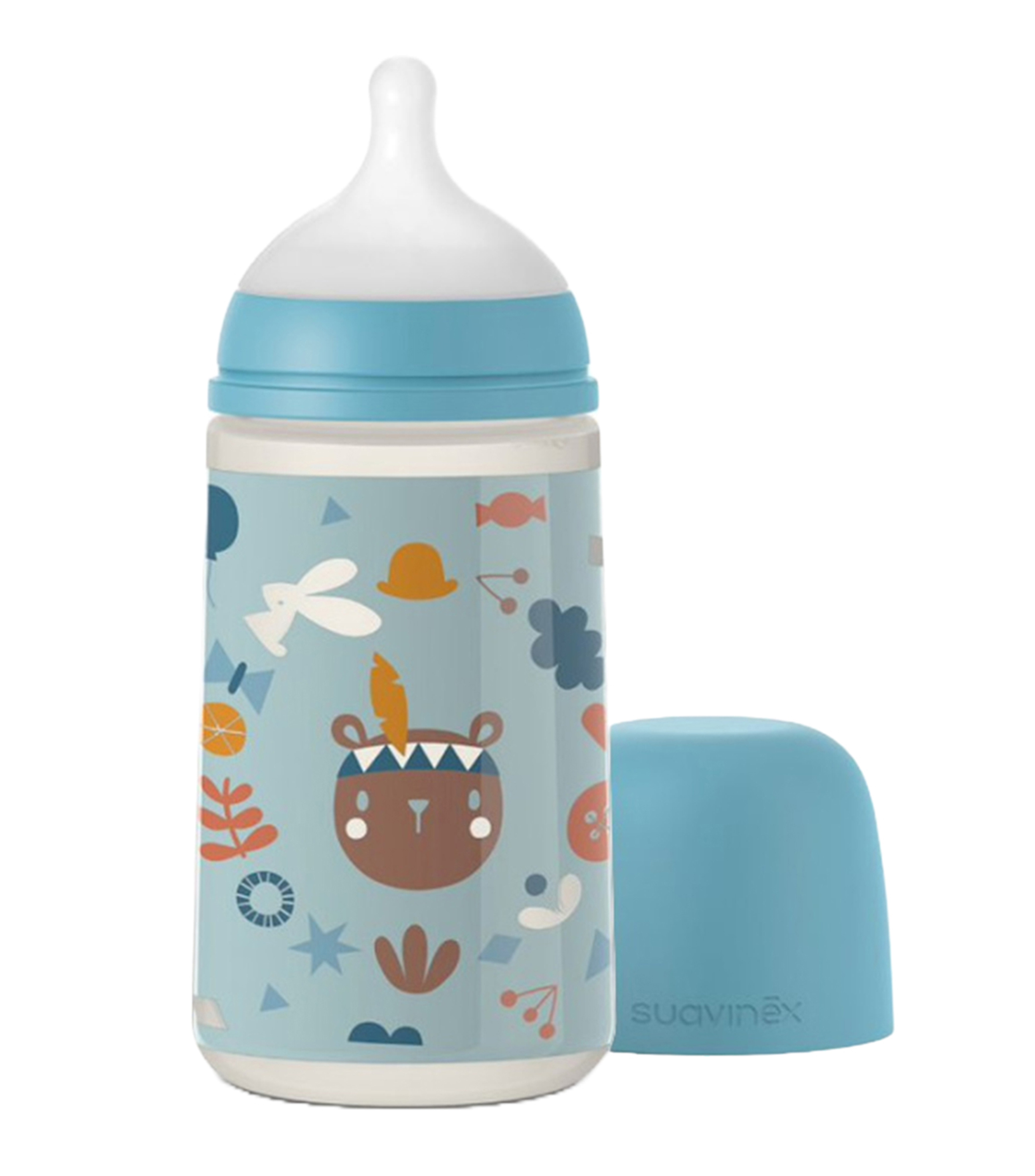 Biberon con tetina fisiologica SX Pro Forest de 270 ml