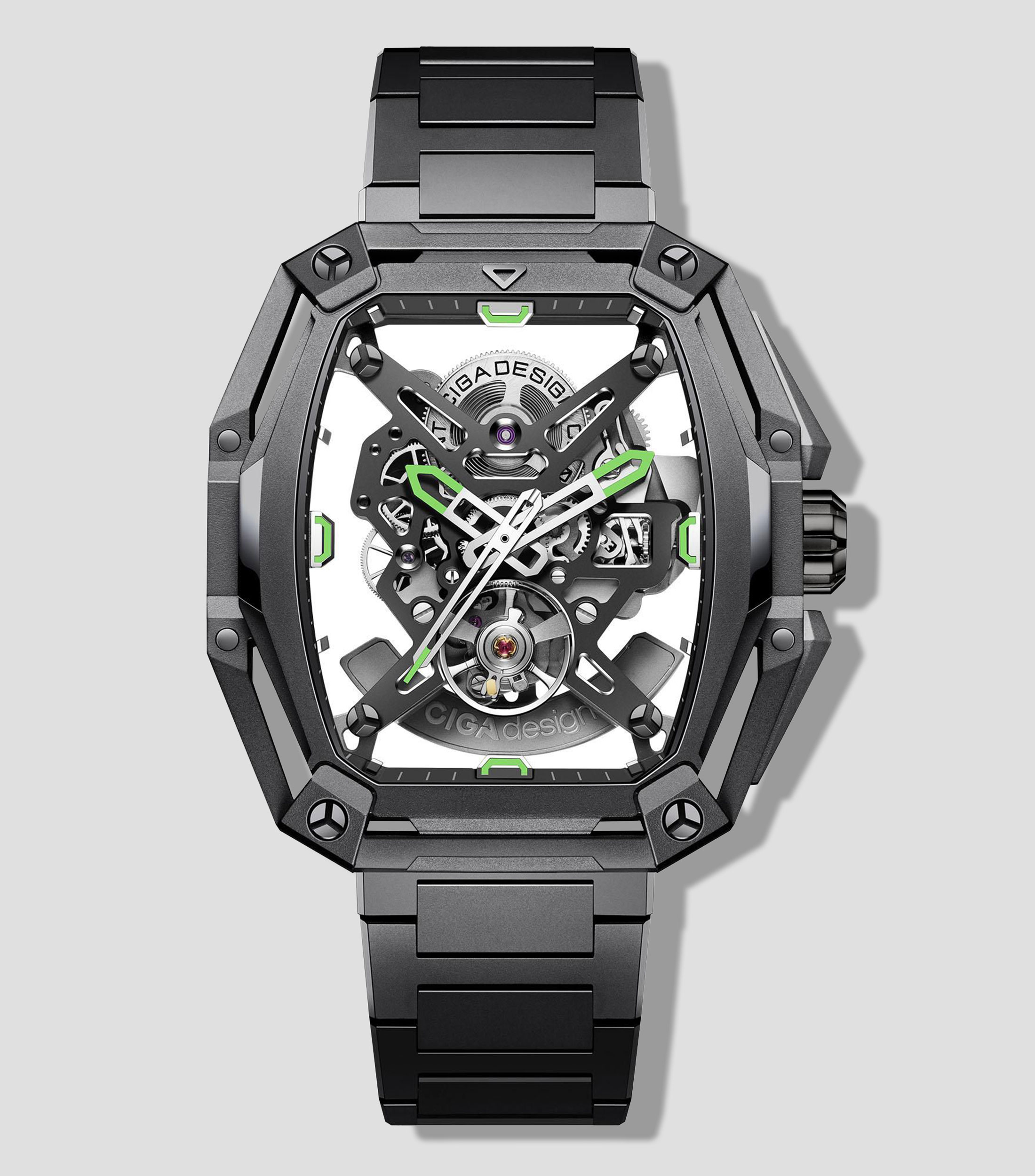 Reloj para hombre CIGA Z Series Hunter Casual Gunmetal