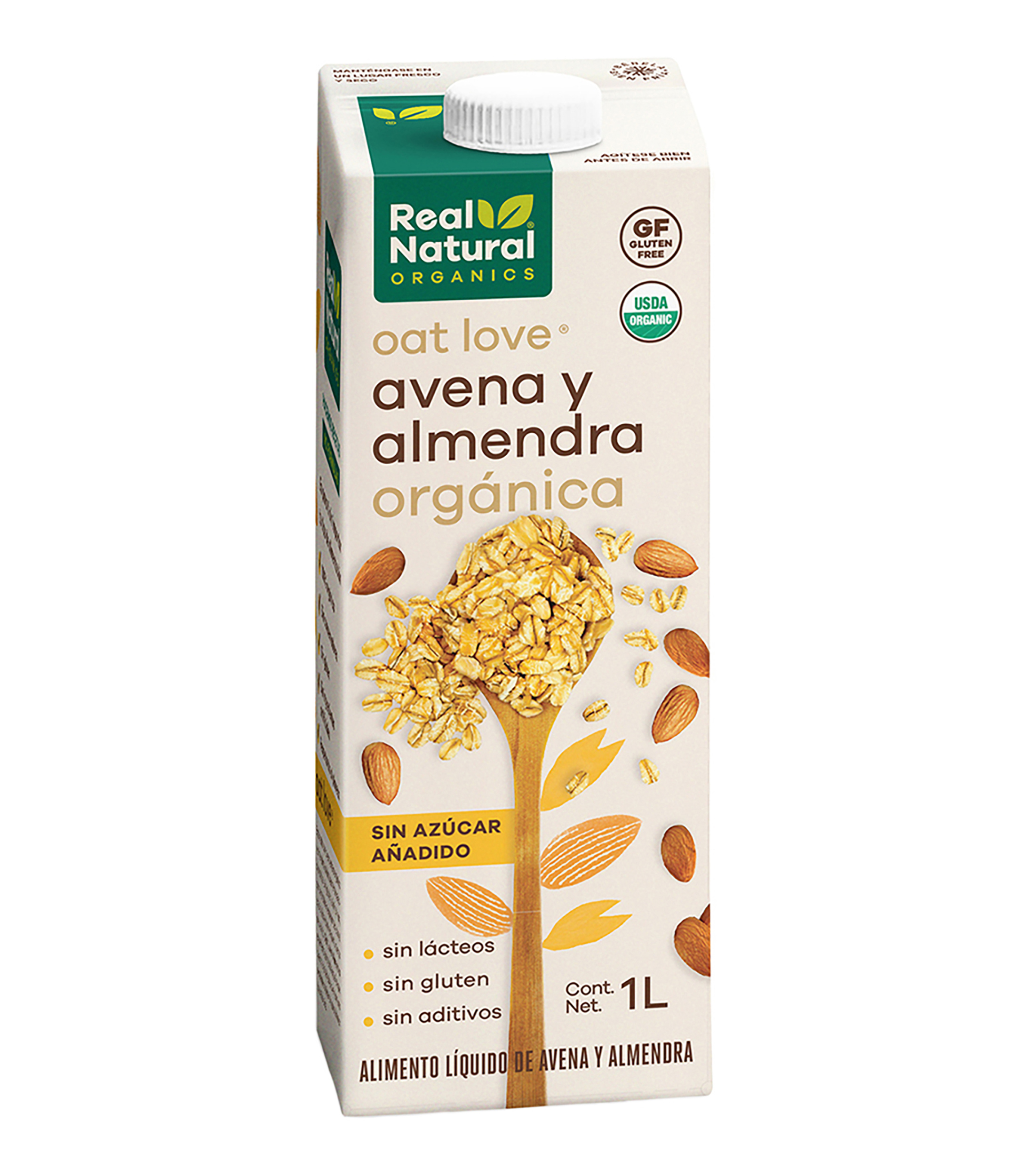Leche de Avena y Almendra Orgánica, 1 L