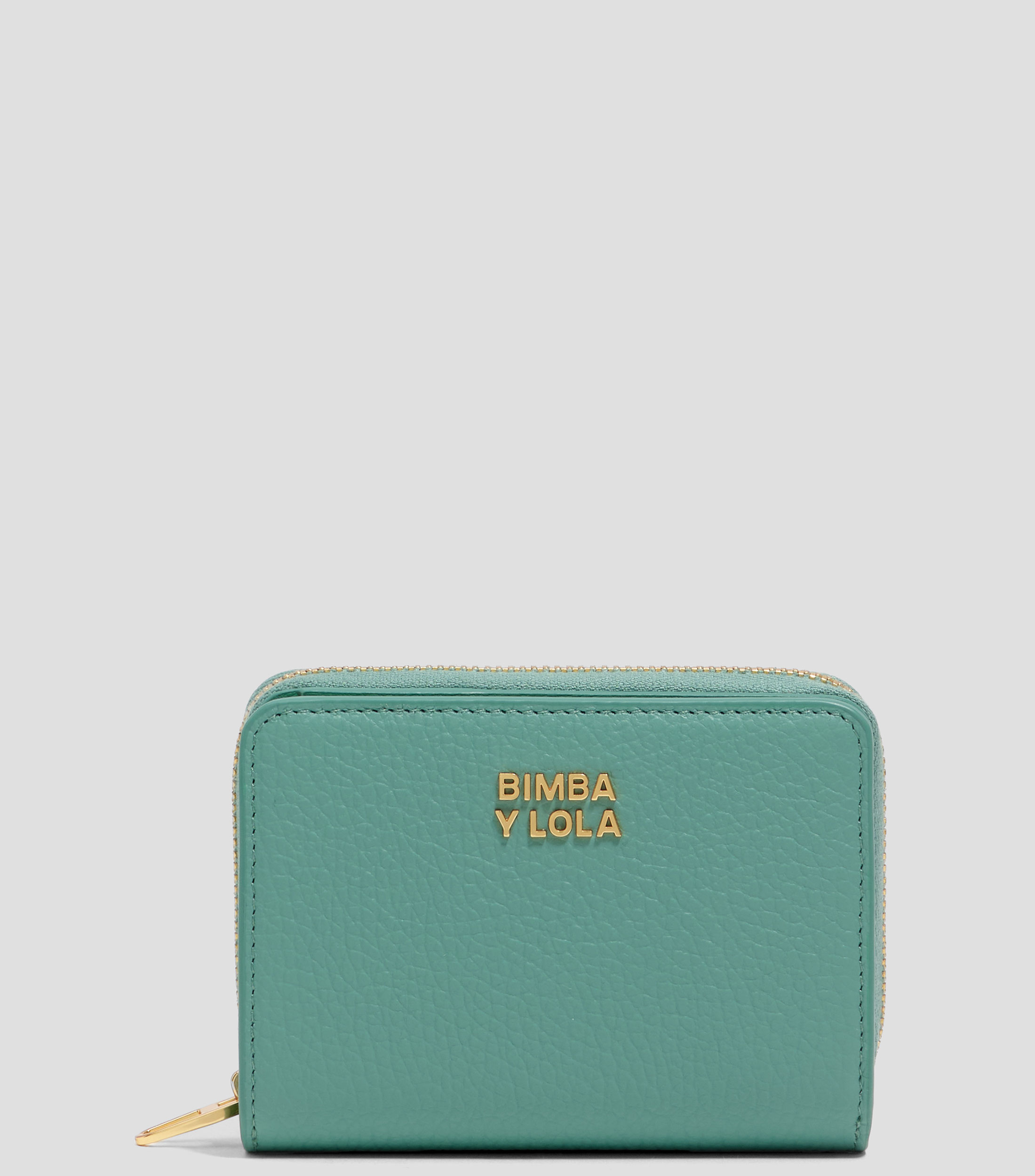 Cartera en piel con logo Mujer
