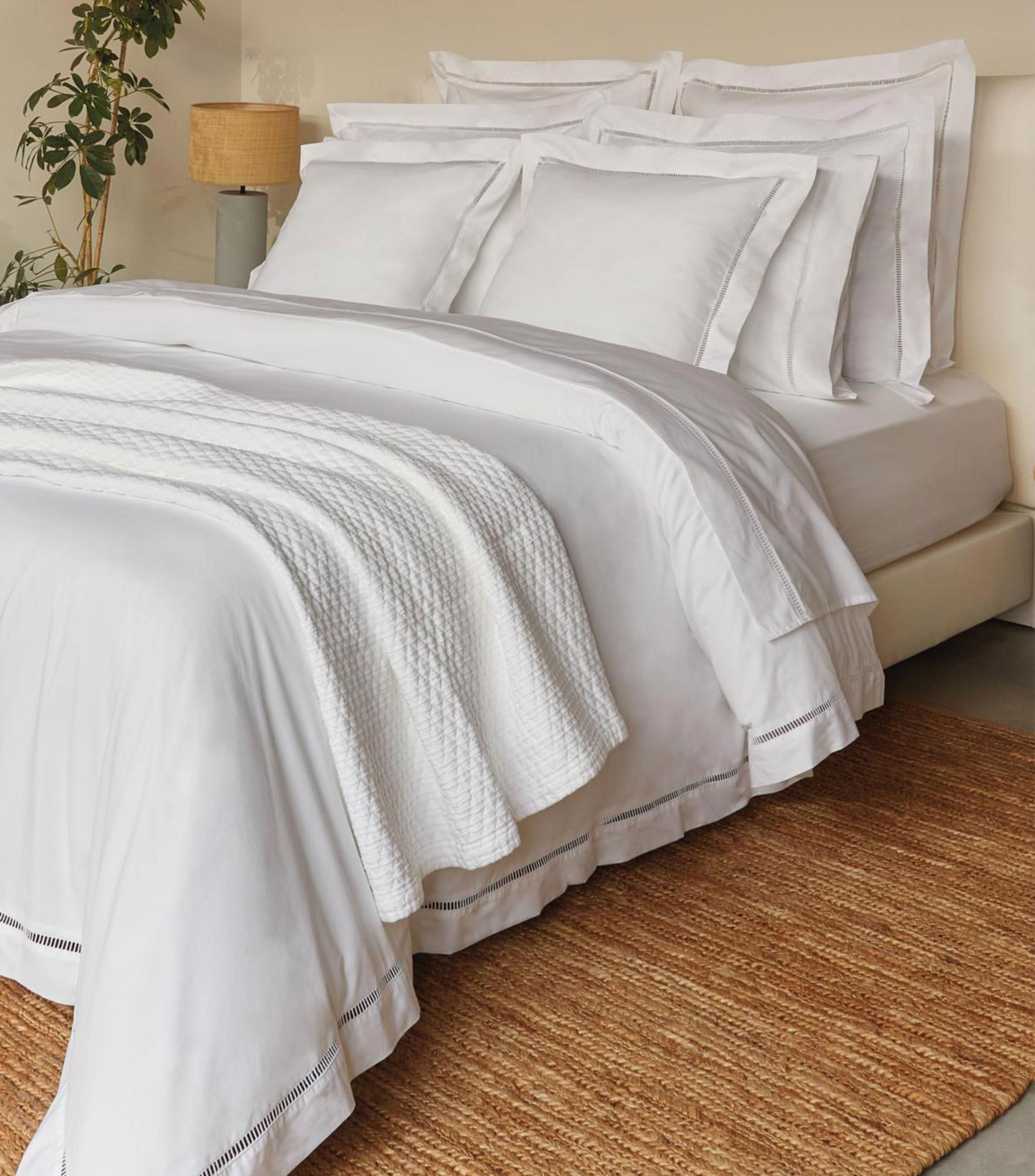 Funda para Duvet King Size en algodón Paros blanca