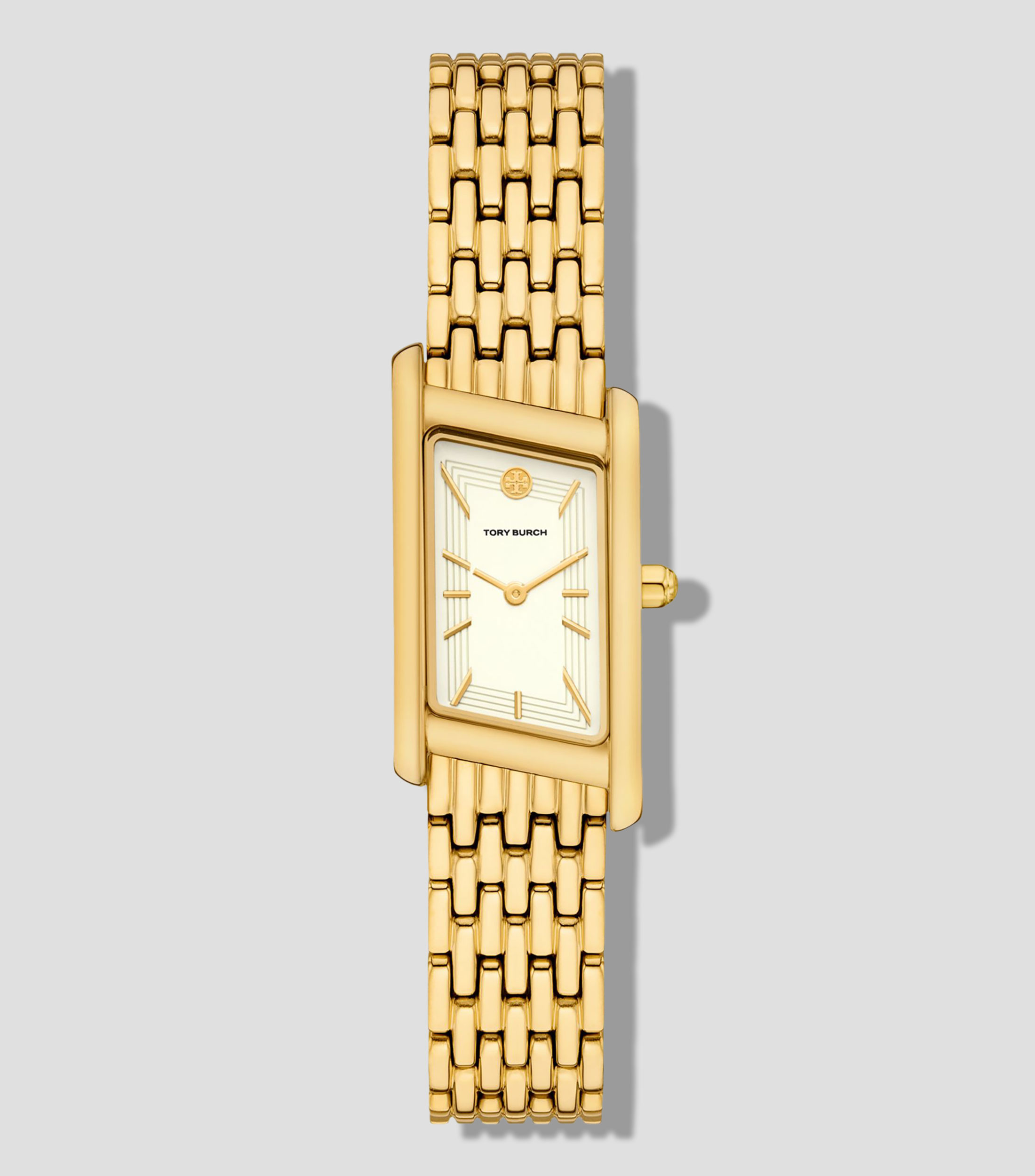 Reloj para Mujer Eleanor Angled, Dorado, Crema