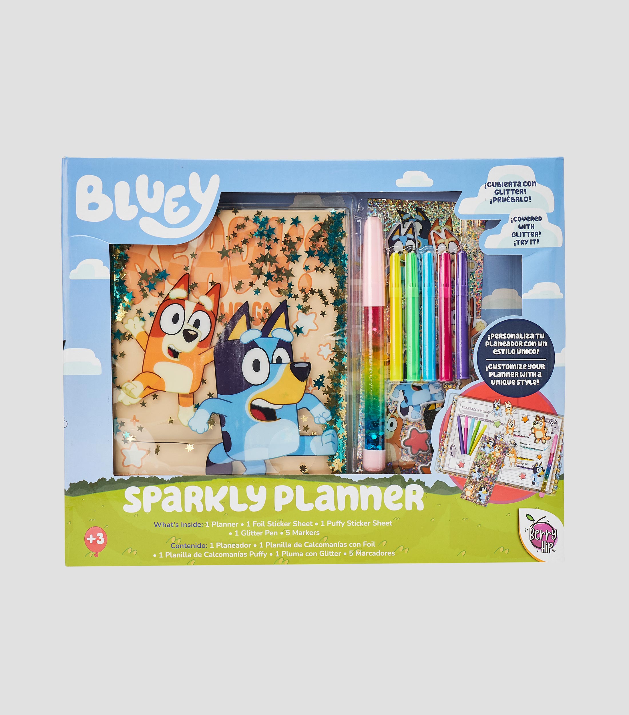 Set Sparkly Planner Bluey