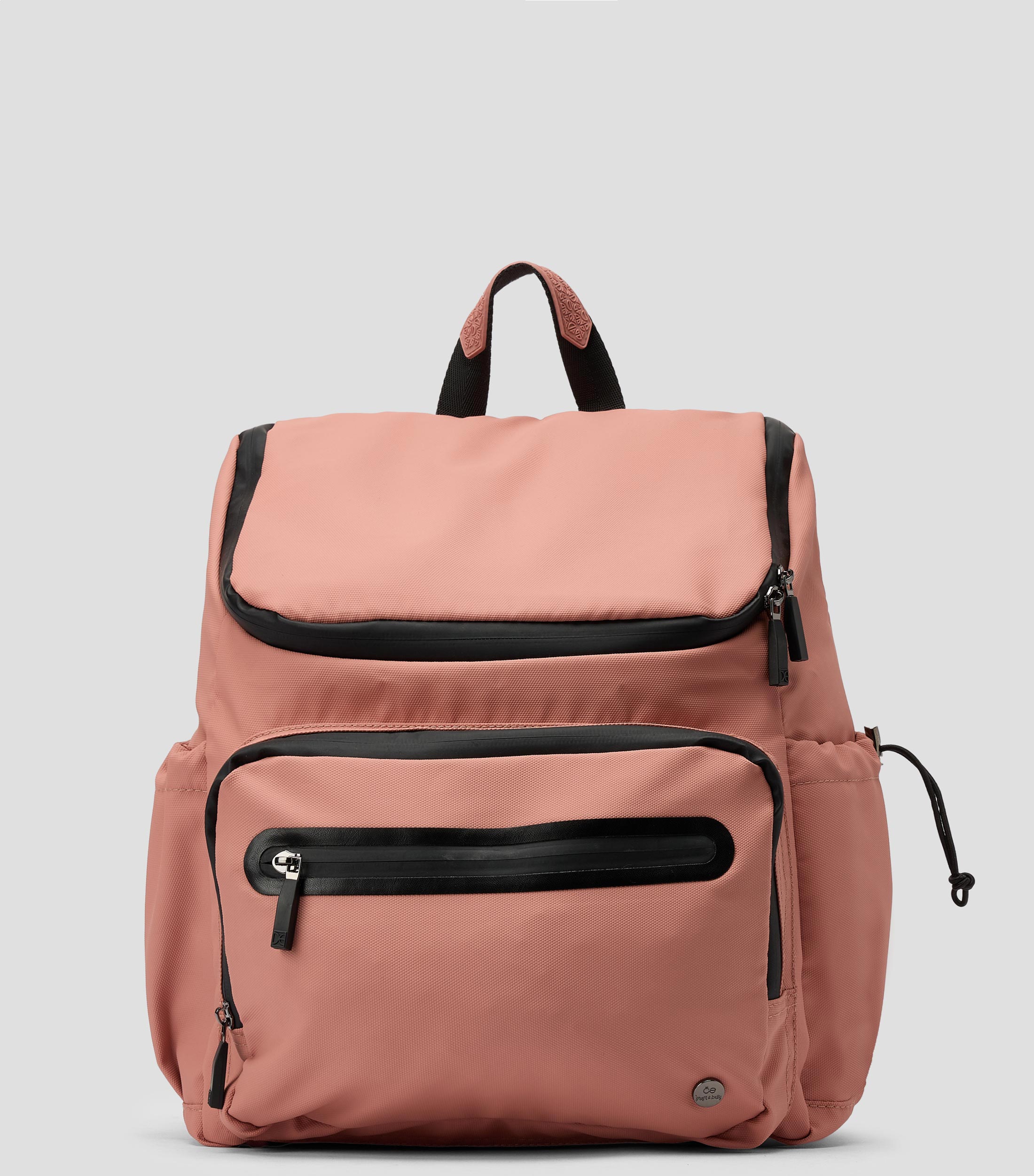 Pañalera backpack lisa con cambiador