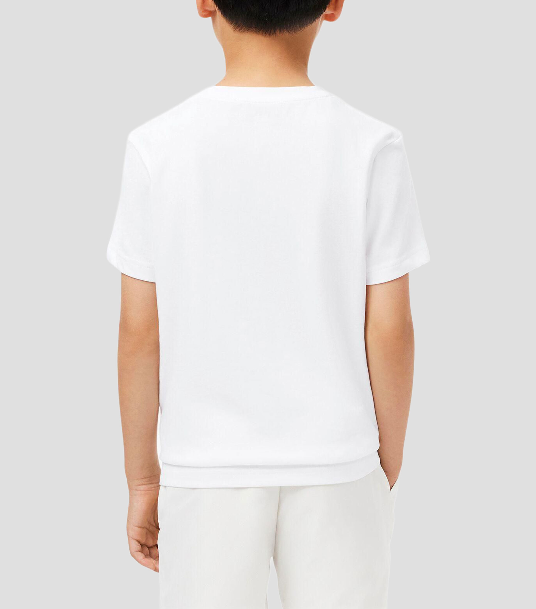 Playera cuello redondo manga corta lisa Niño