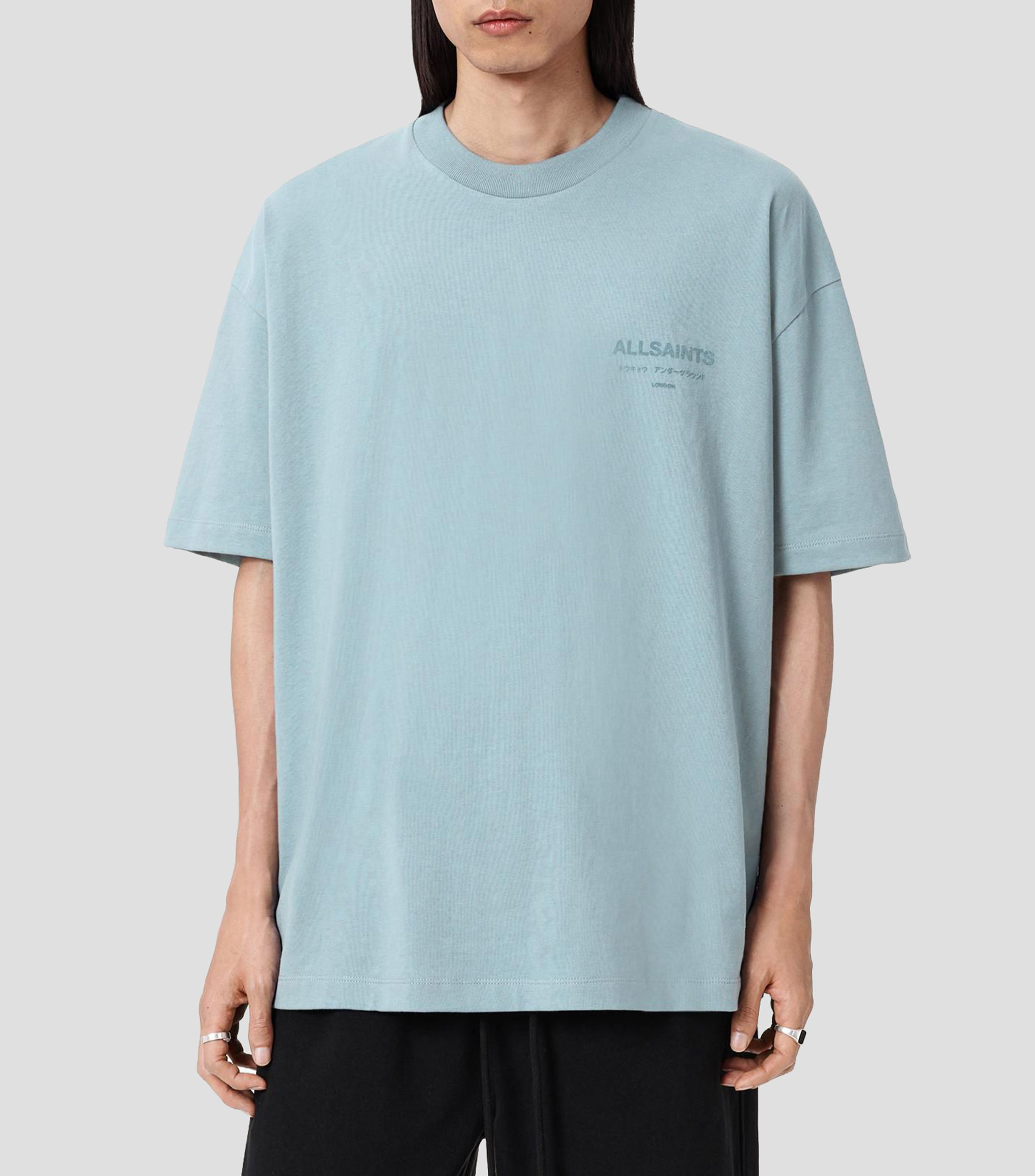 Playera cuello redondo manga corta lisa Hombre