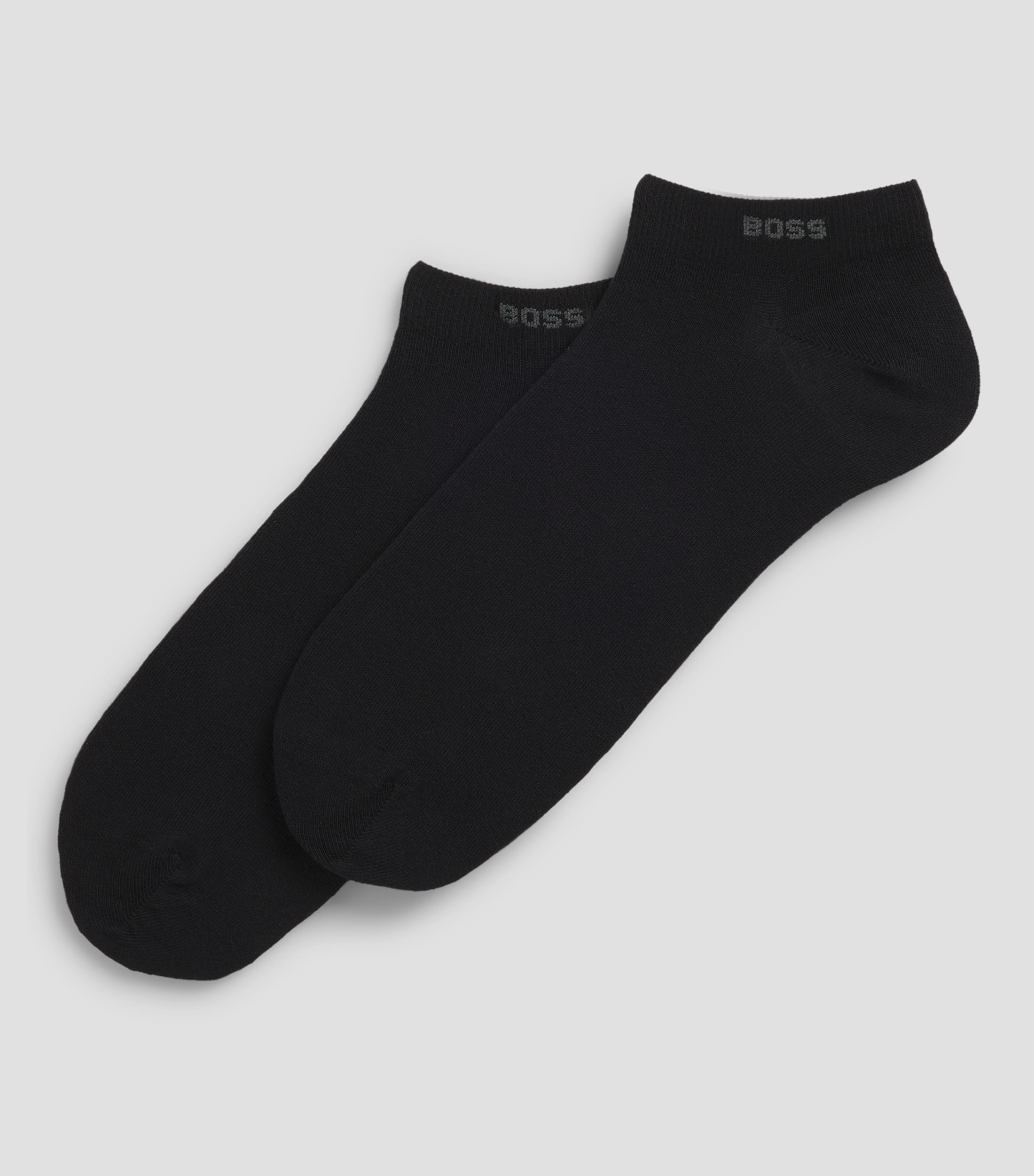 Set de dos pares de calcetines a la altura del tobillo en tejido elastico Hombre