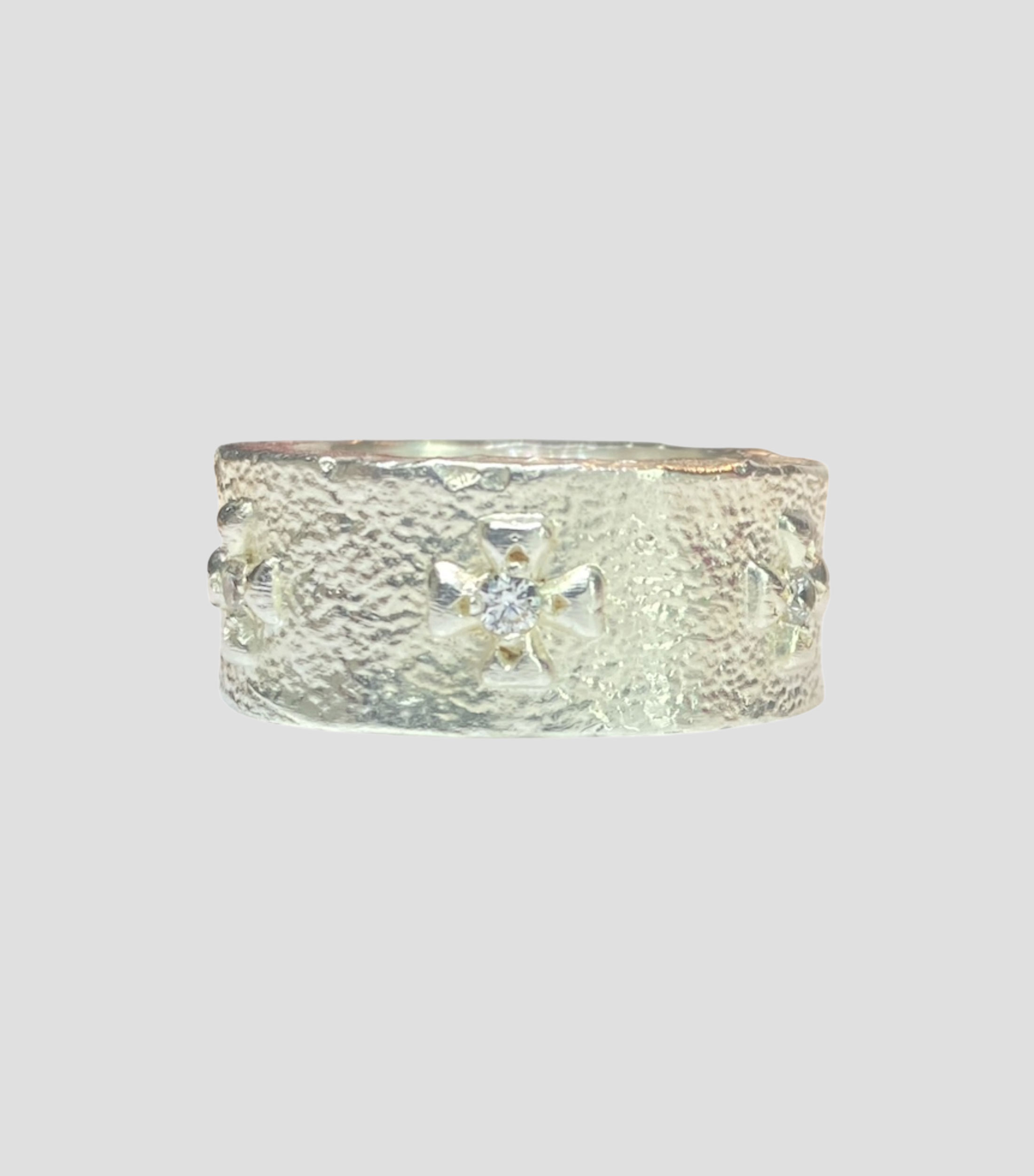 Anillo en Plata .925 con Piedra Hombre