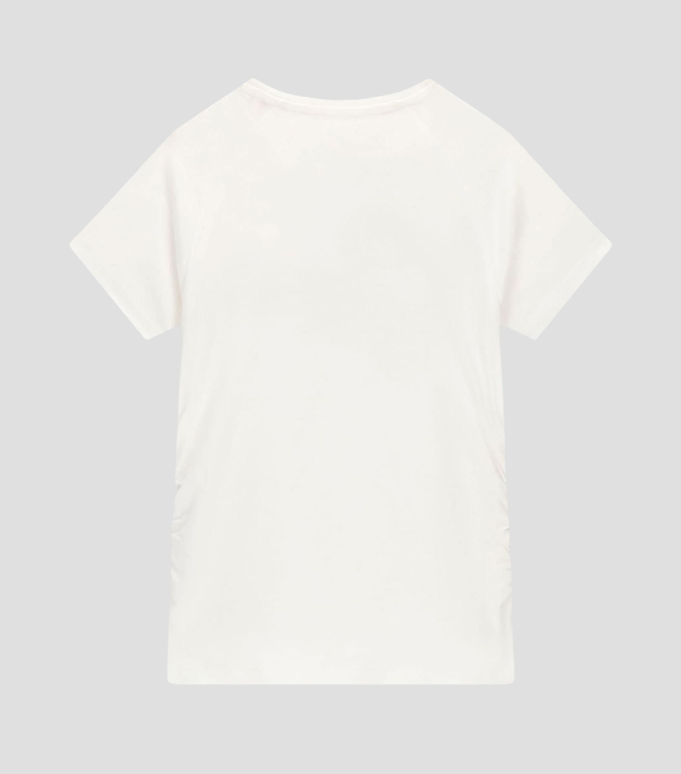 Playera cuello redondo manga corta microdiseño Niña