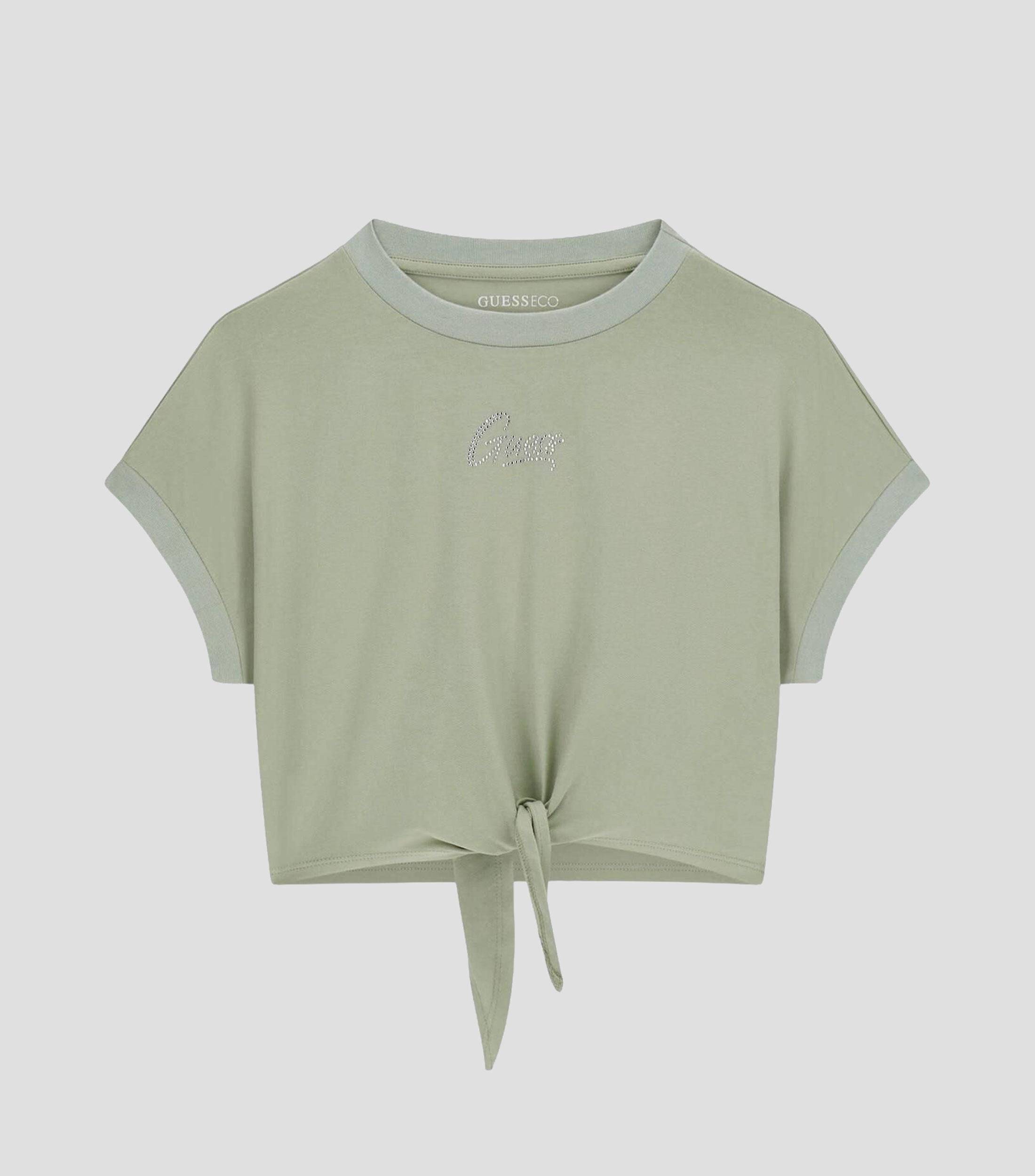 Playera cuello redondo manga corta lisa Niña