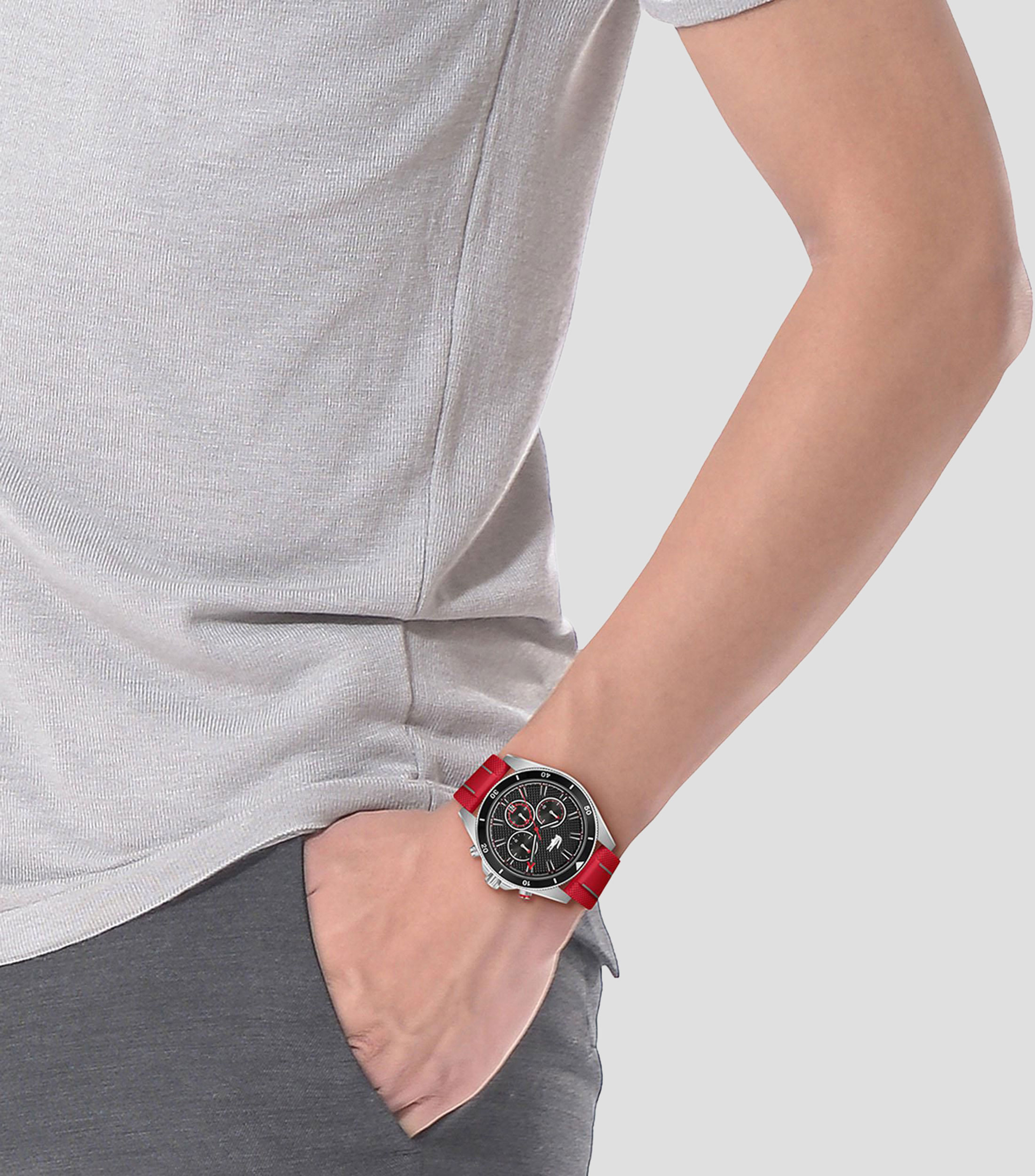 Reloj para hombre Mainsail deportivo Negro, Plateado