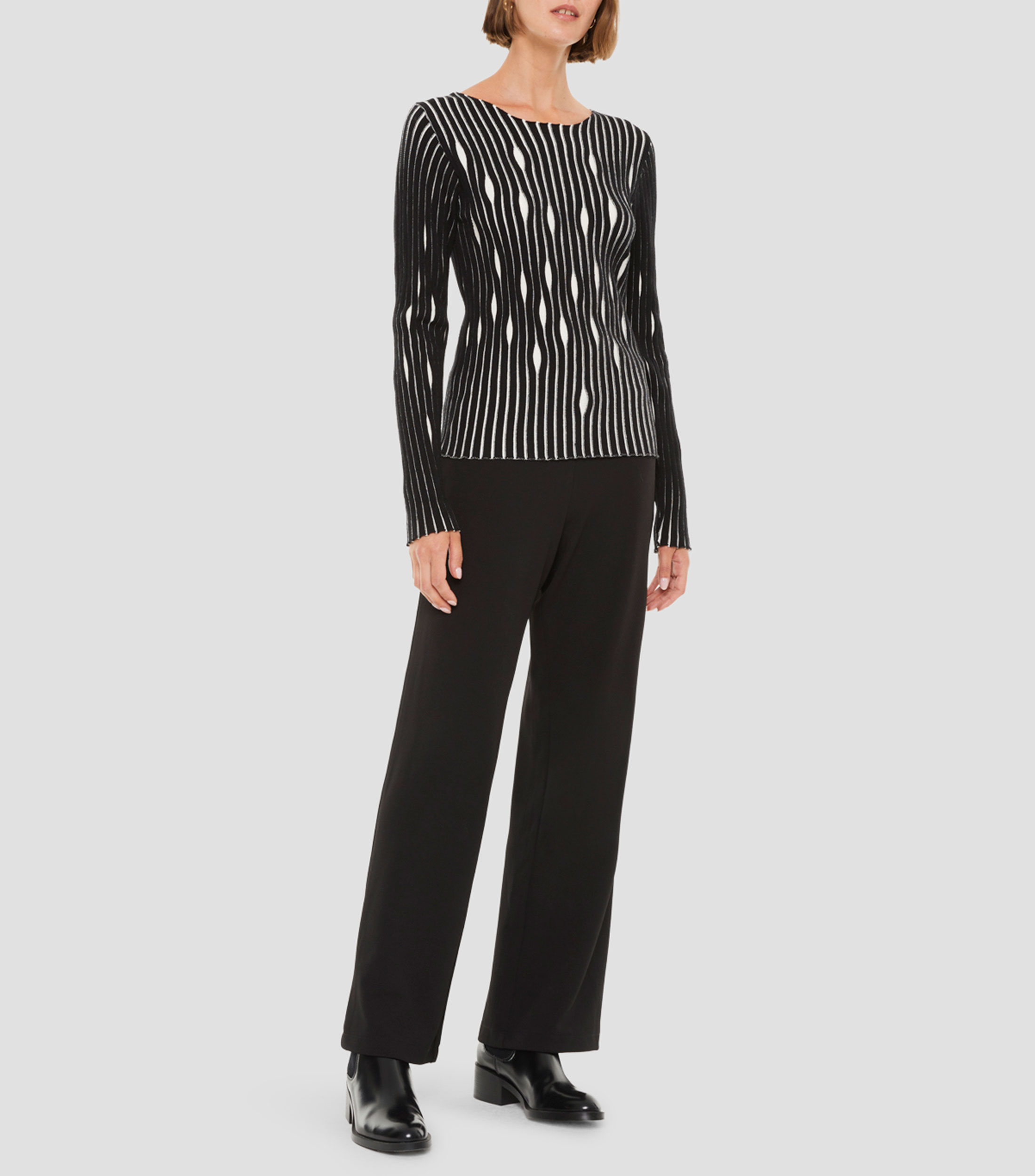 Suéter cuello redondo Mujer