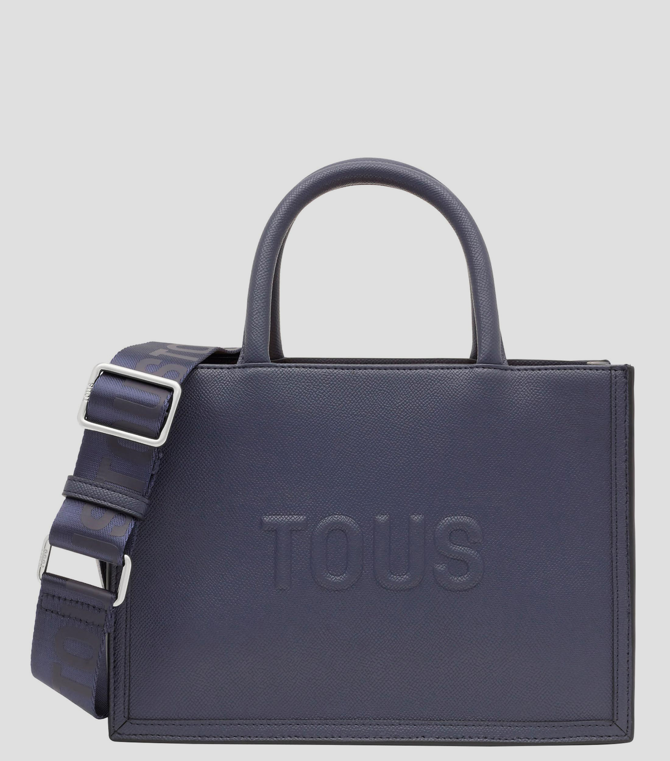 Bolso tote azul Brenda con logotipo Mujer