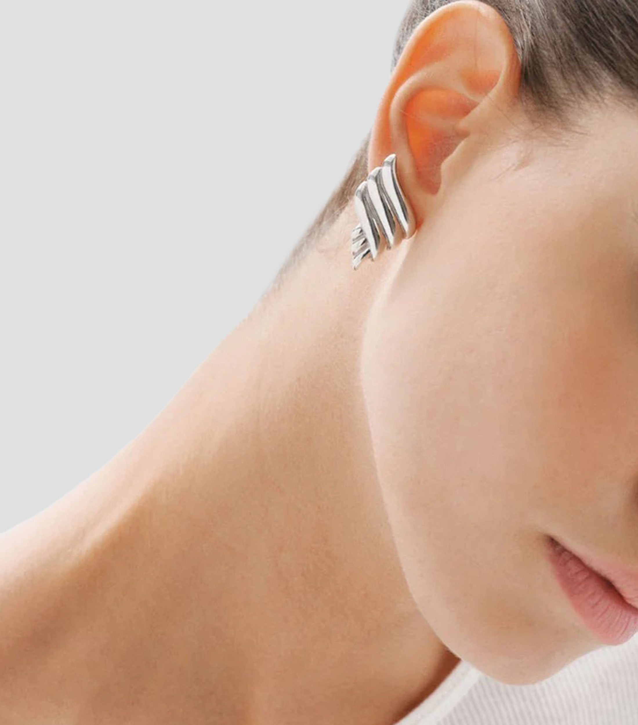 Aretes en plata .925 Old Money Mujer