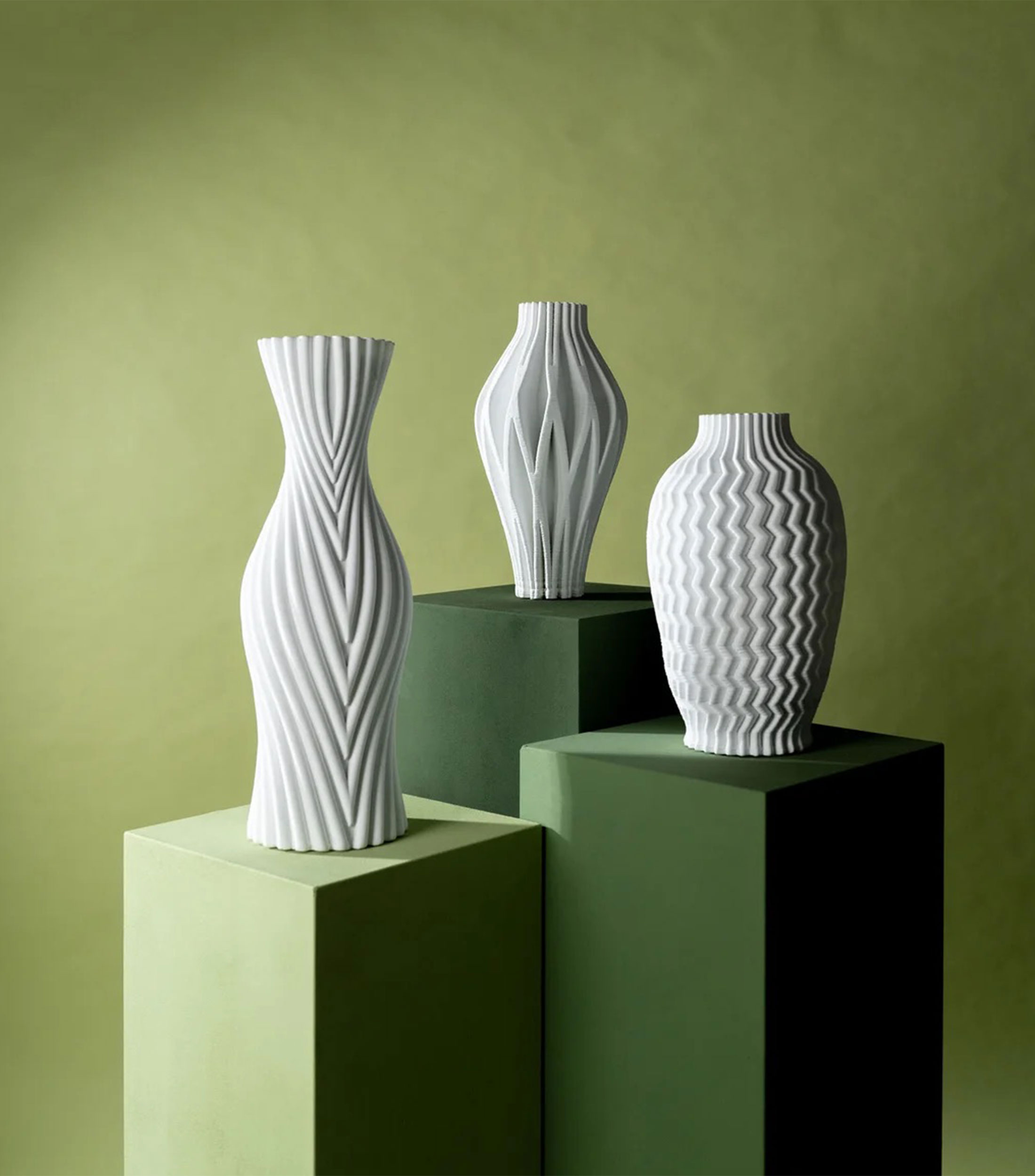 Jarrón decorativo Akira en porcelana