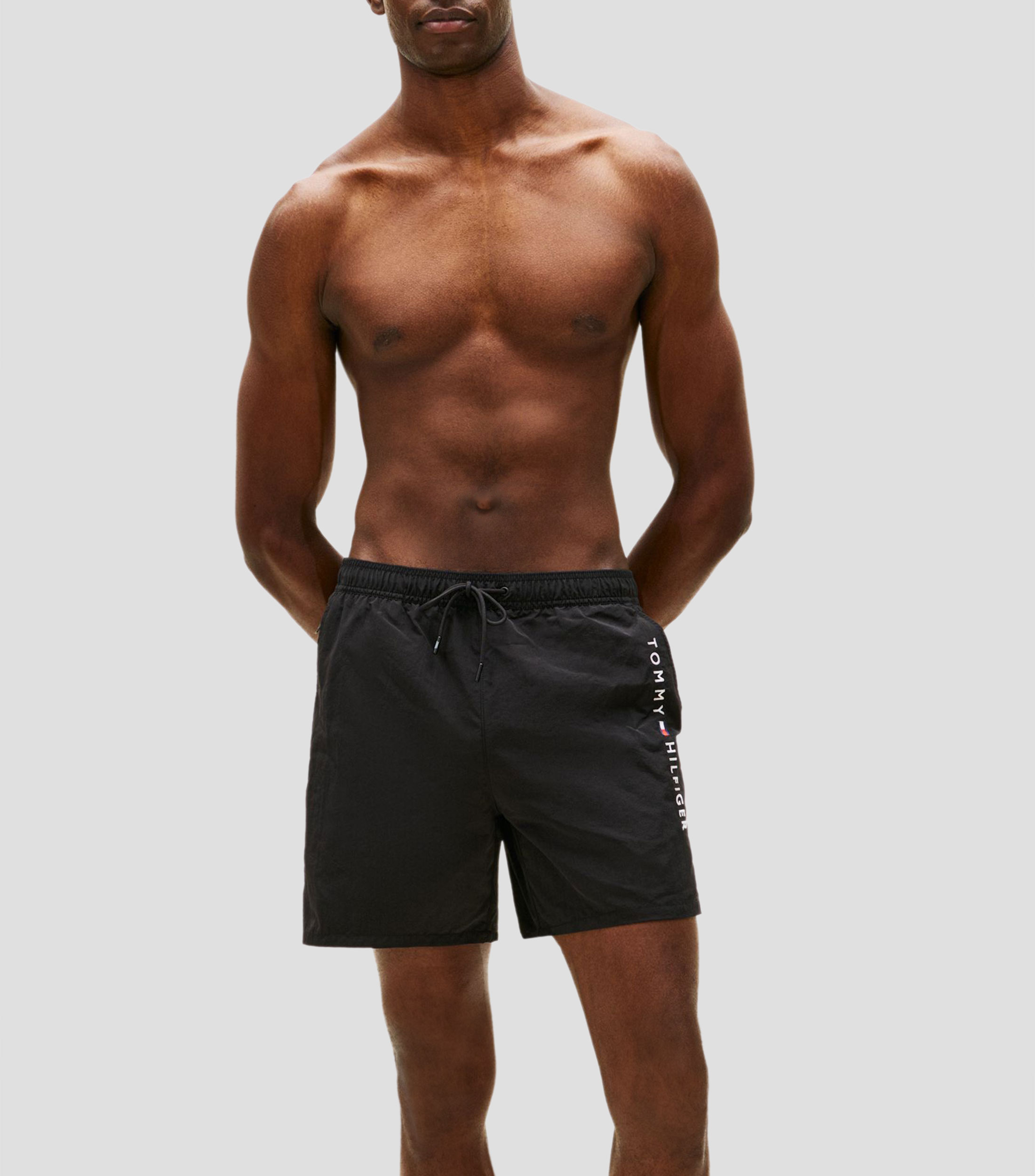 Traje de baño largo liso Hombre
