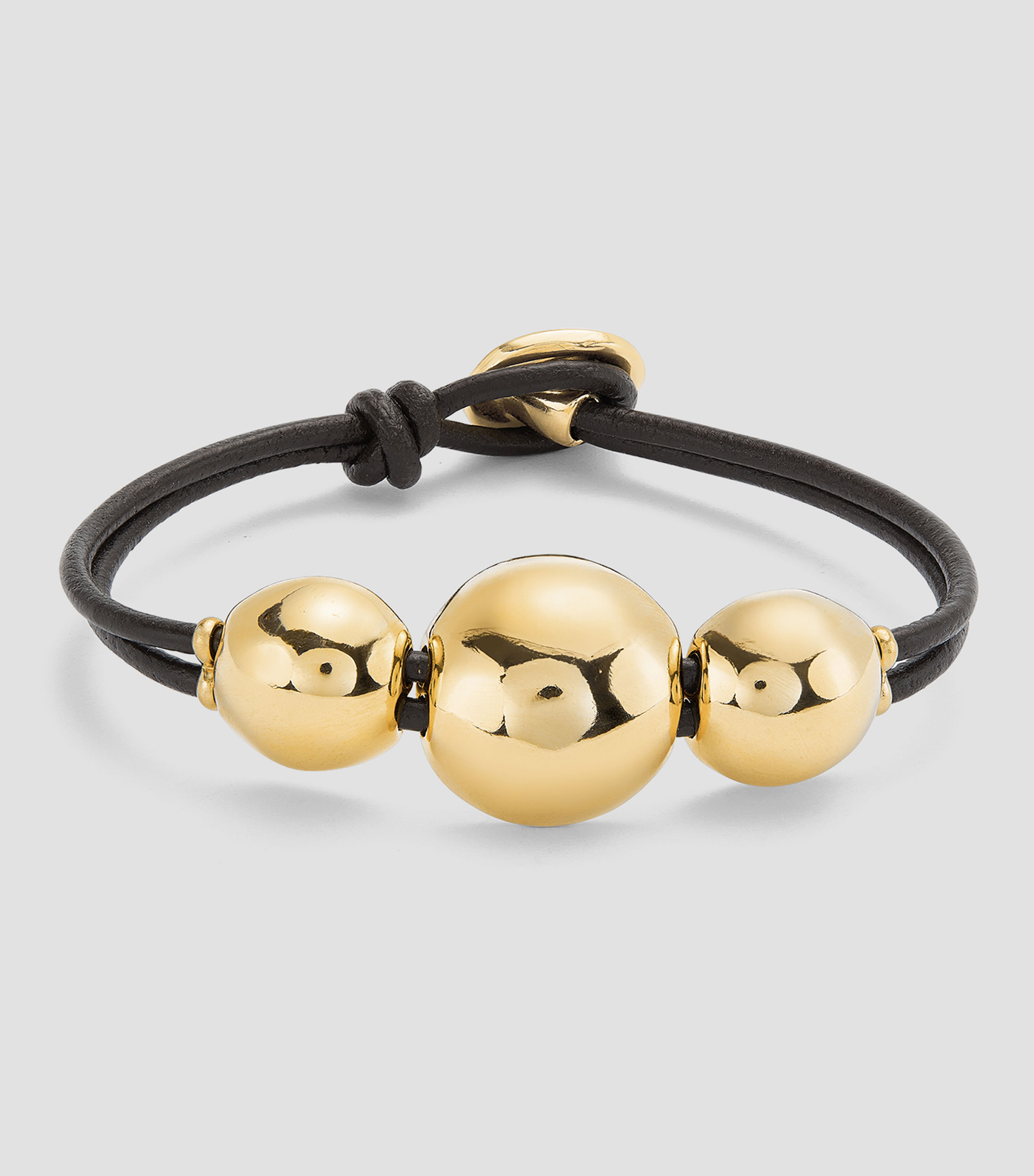 Pulsera con 3 cuentas Unisex
