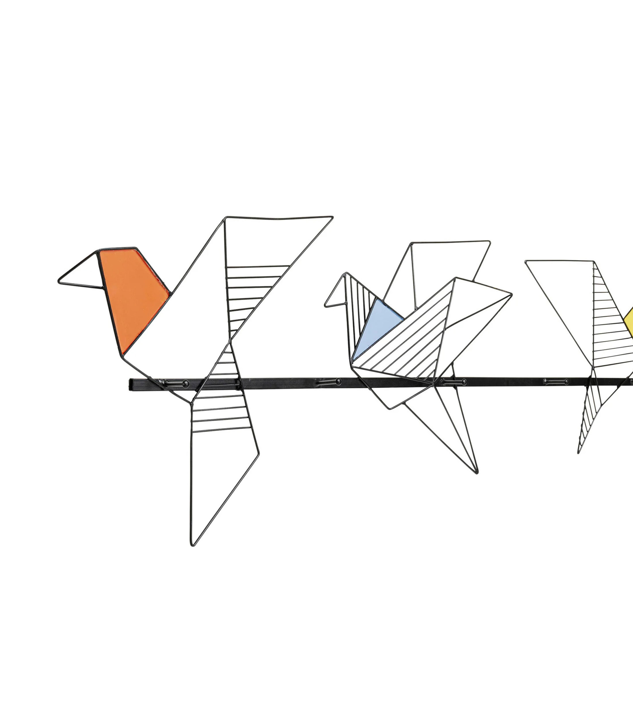 Perchero Pared Origami Bird