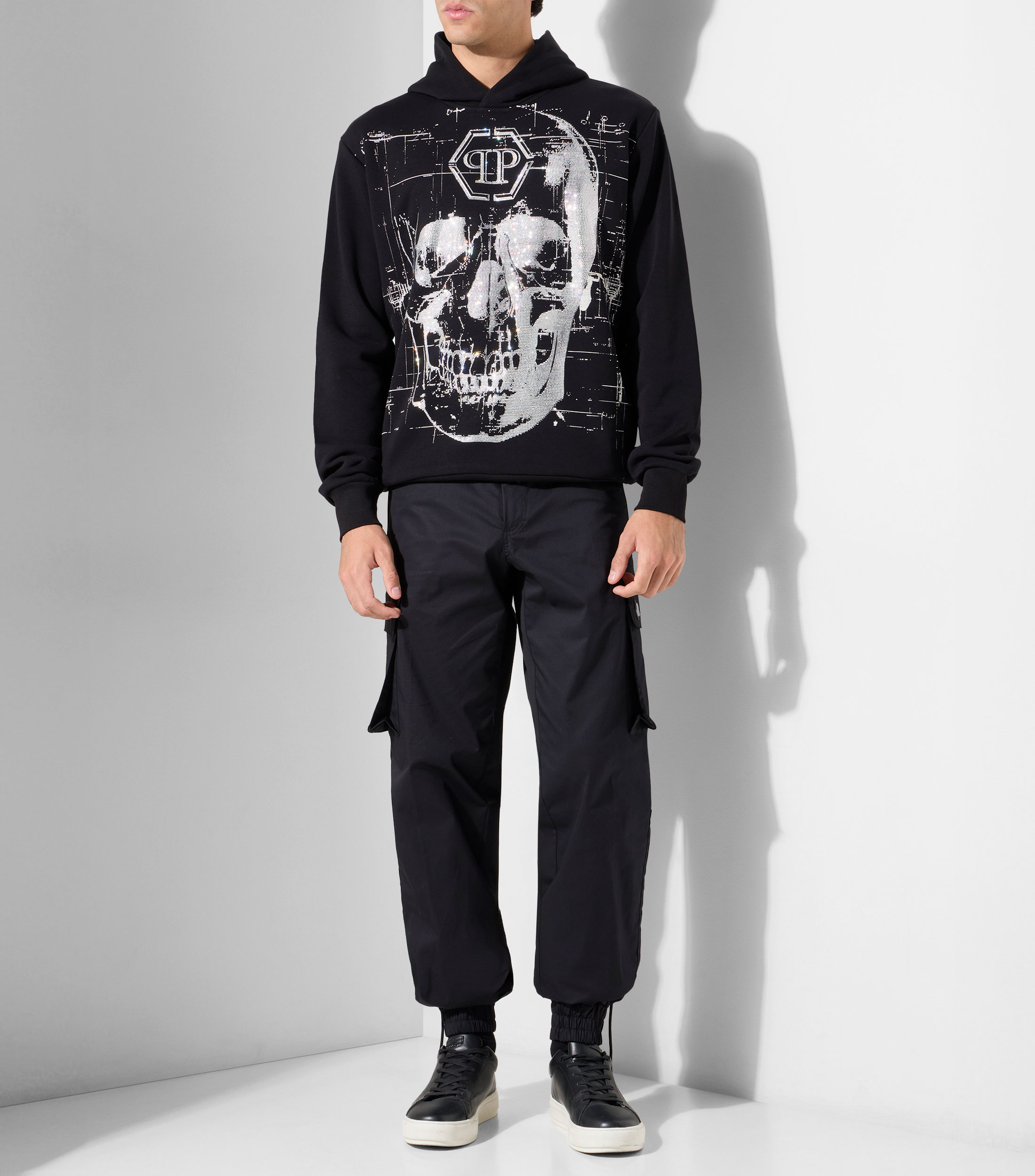 Pantalón casual tipo cargo Hombre