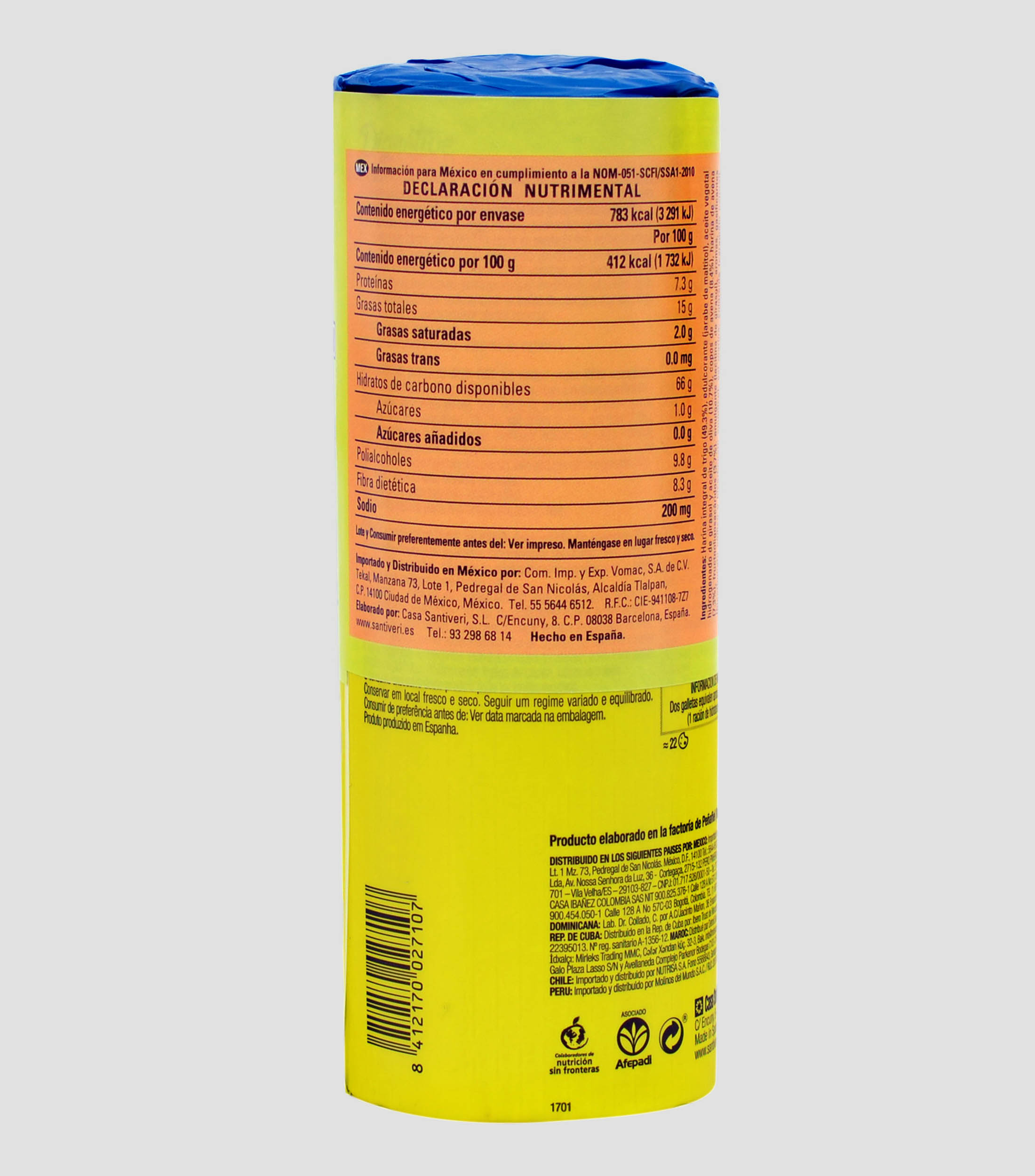 Galletas de avena y trigo Digestive, 190 g