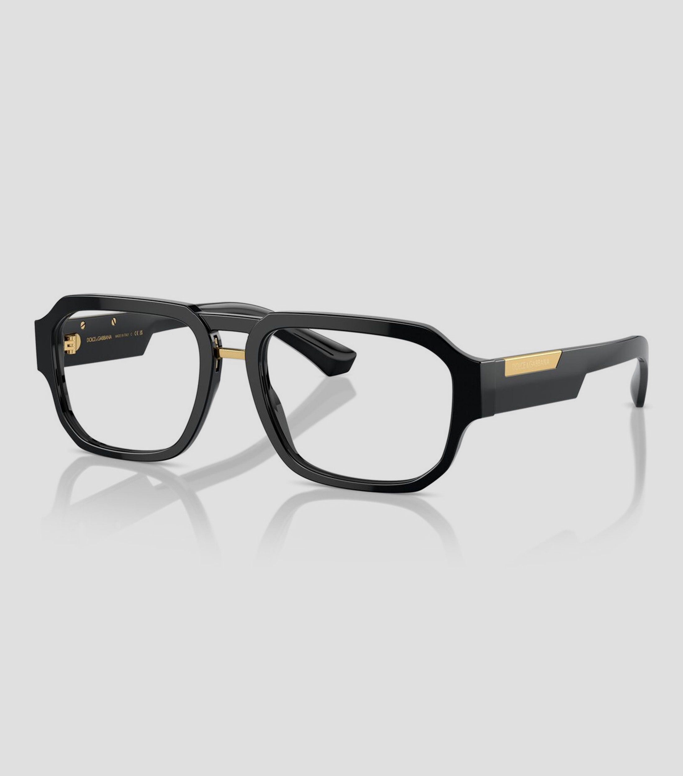 Lentes oftálmicos aviador negros Hombre