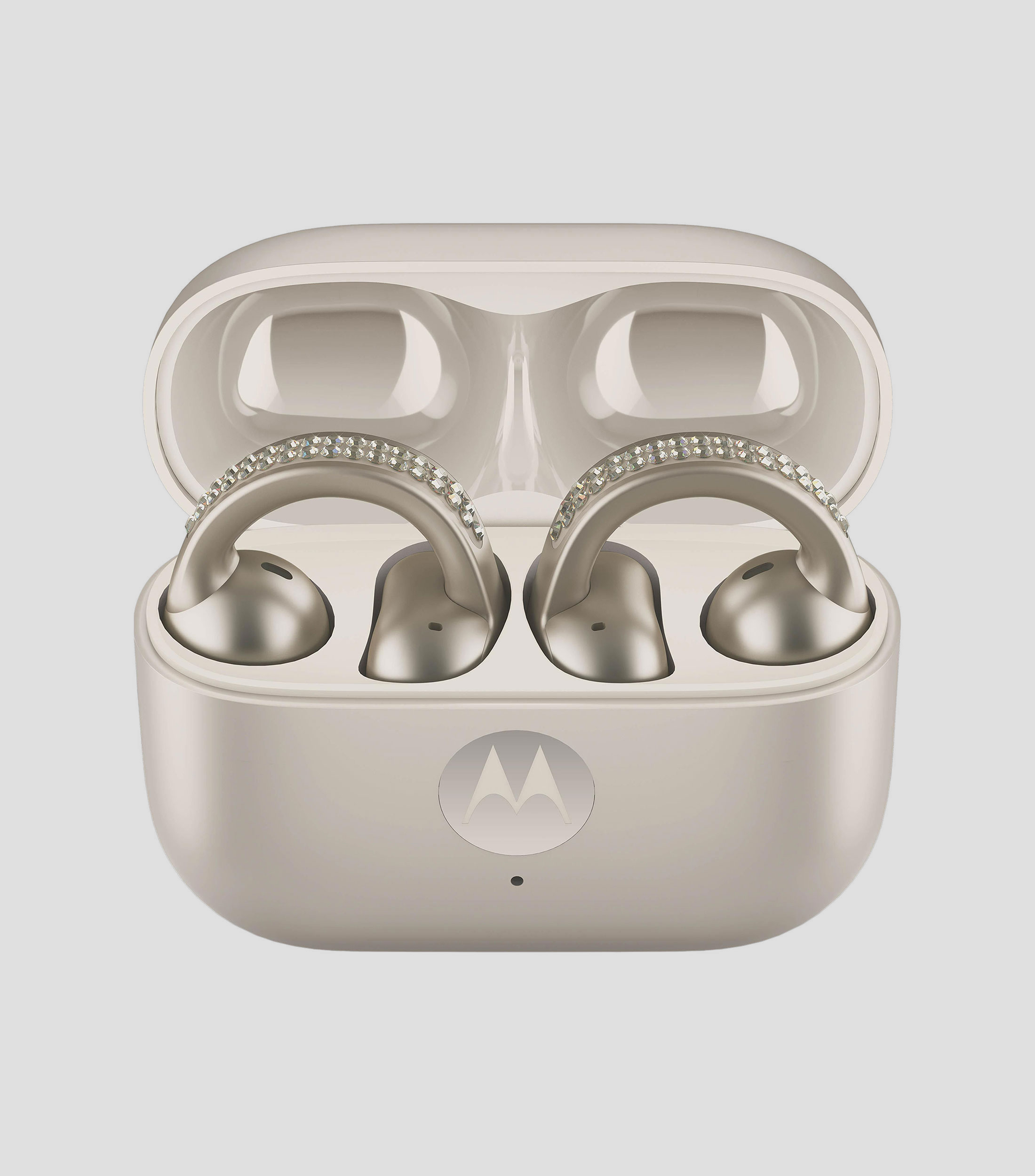 Audífonos inalámbricos Bluetooth Moto Buds Loop by Swarovski Dorados