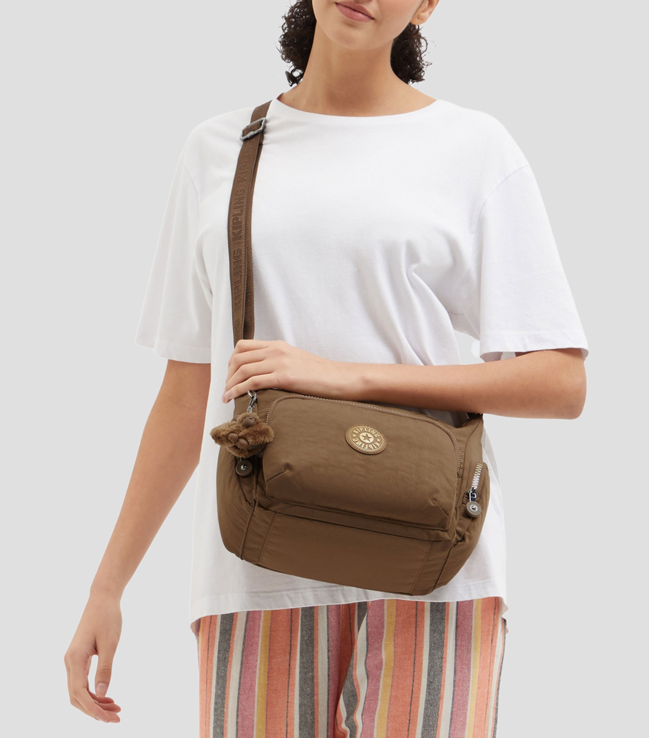 Bolsa crossbody café Gabb lisa Niña