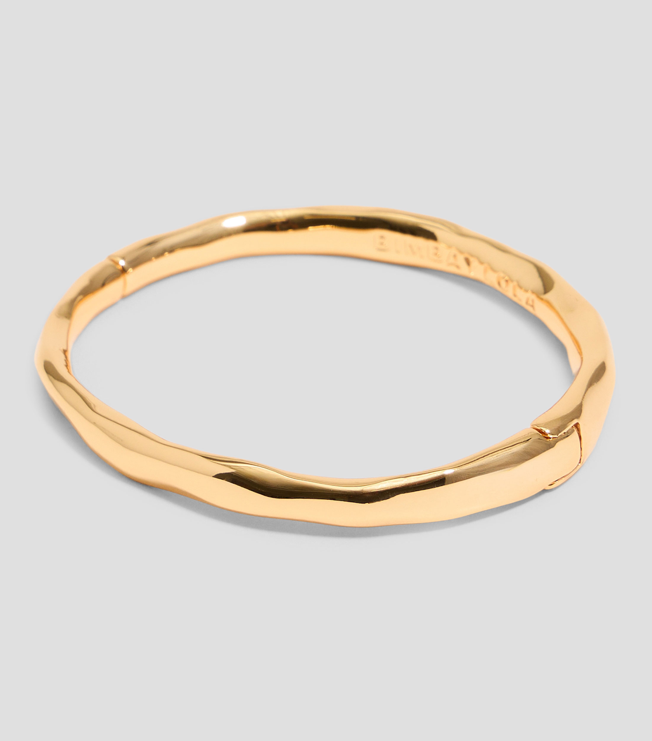 Pulsera irregular dorada Mujer