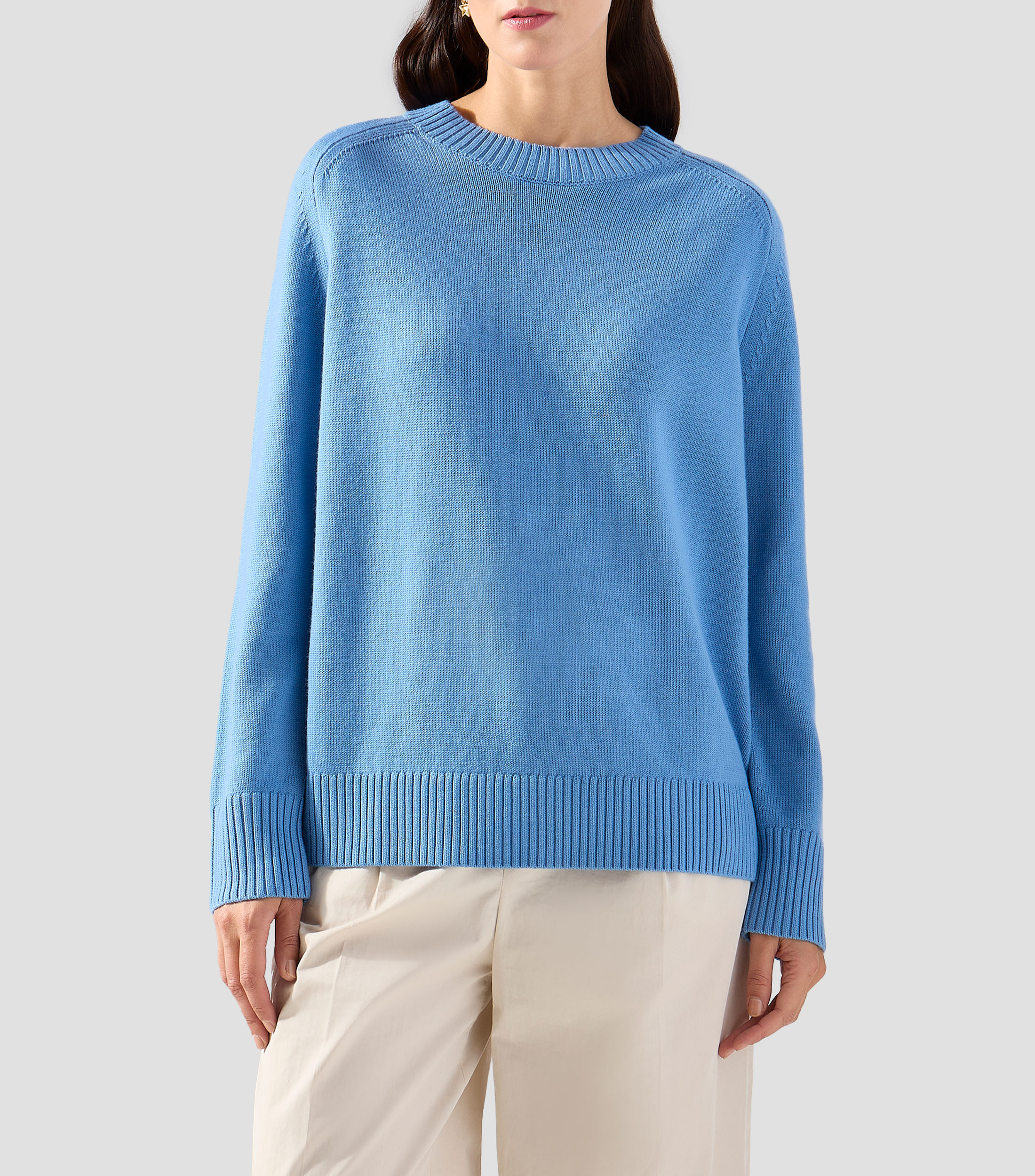 Suéter cuello redondo Mujer