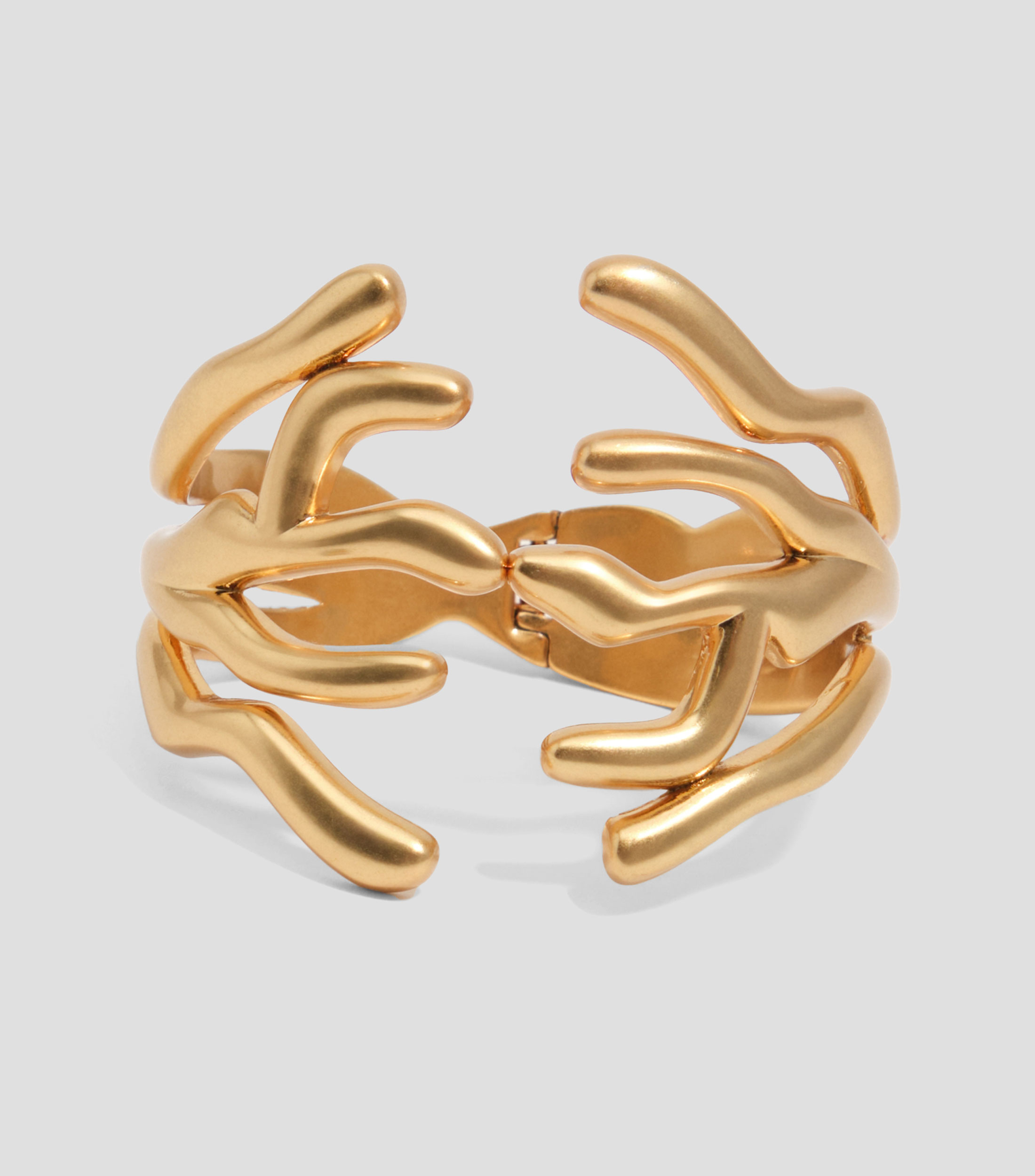 Pulsera corales dorado envejecido Mujer