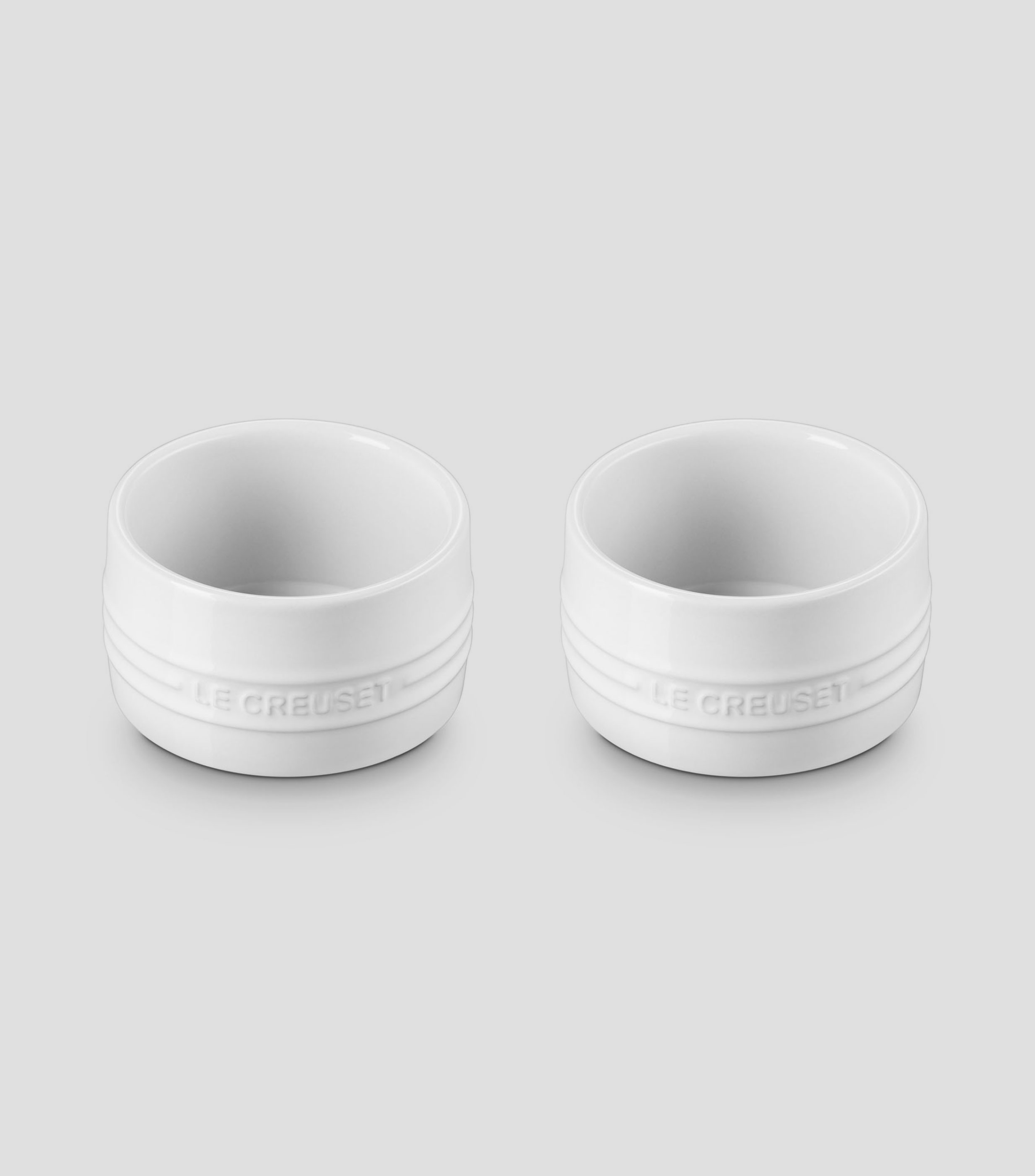 SET 2 RAMEKINES 200ML WHITE