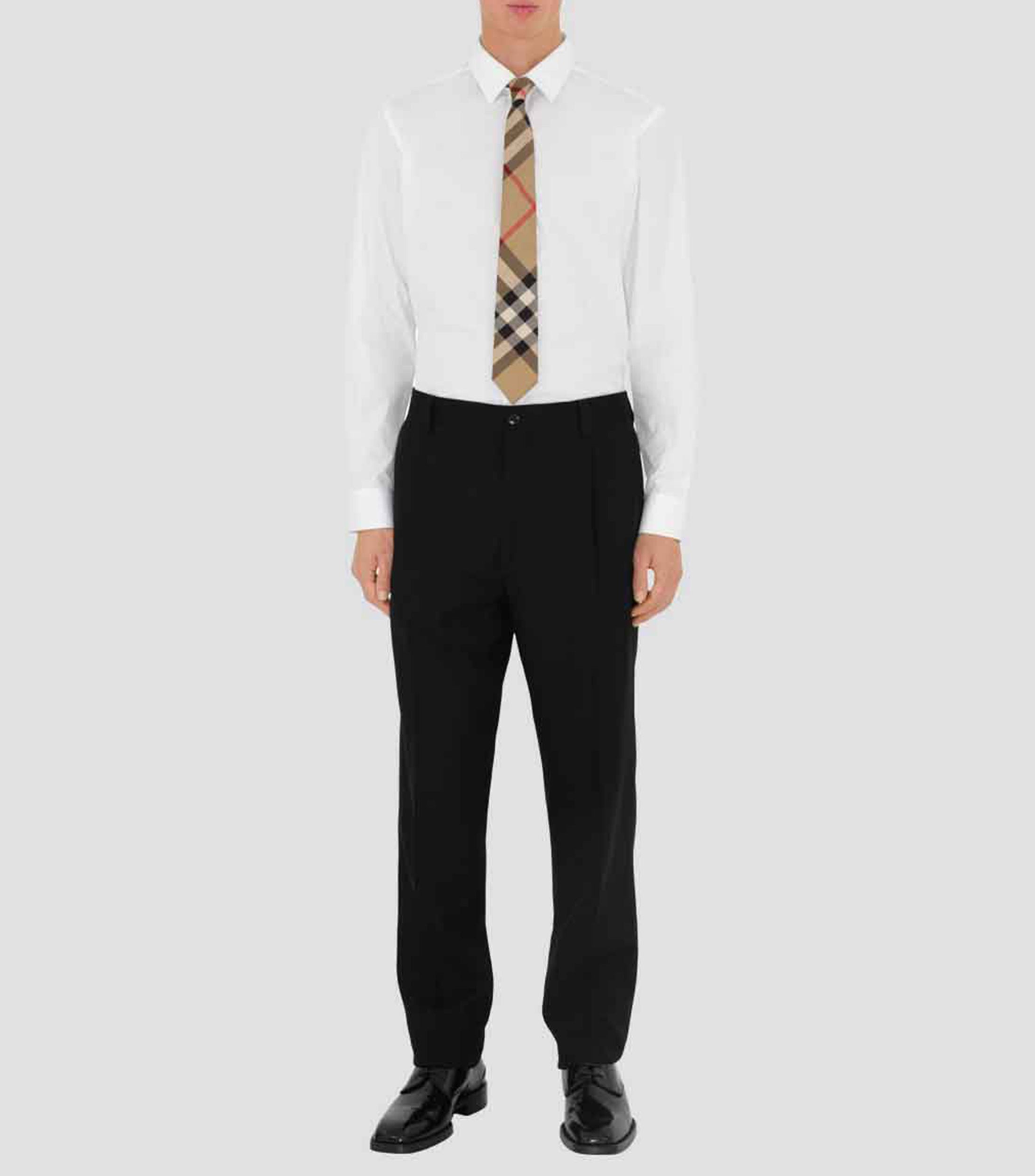 Corbata Ancha en Seda de cuadros