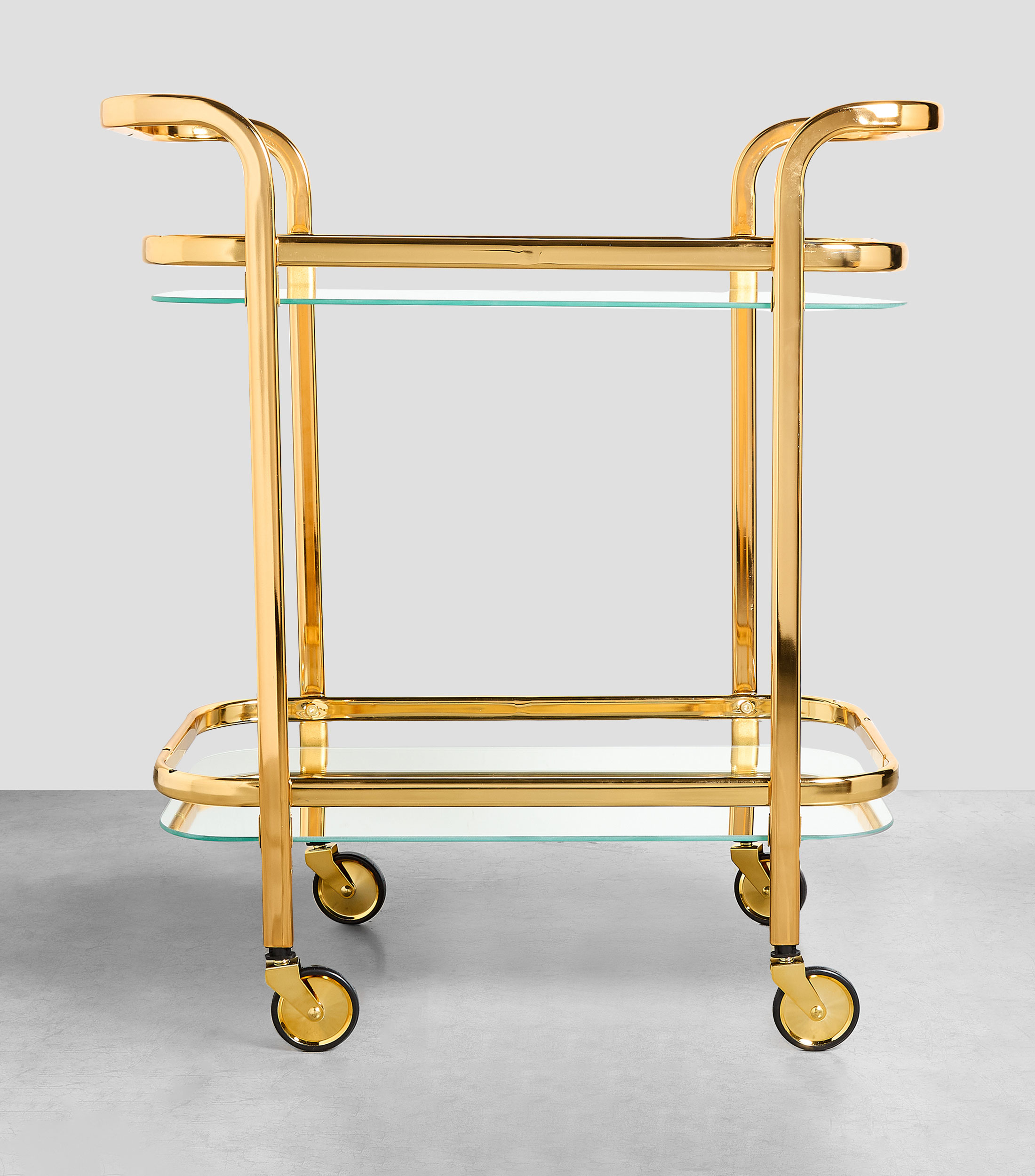 Carrito de Servicio para Bar Dorado