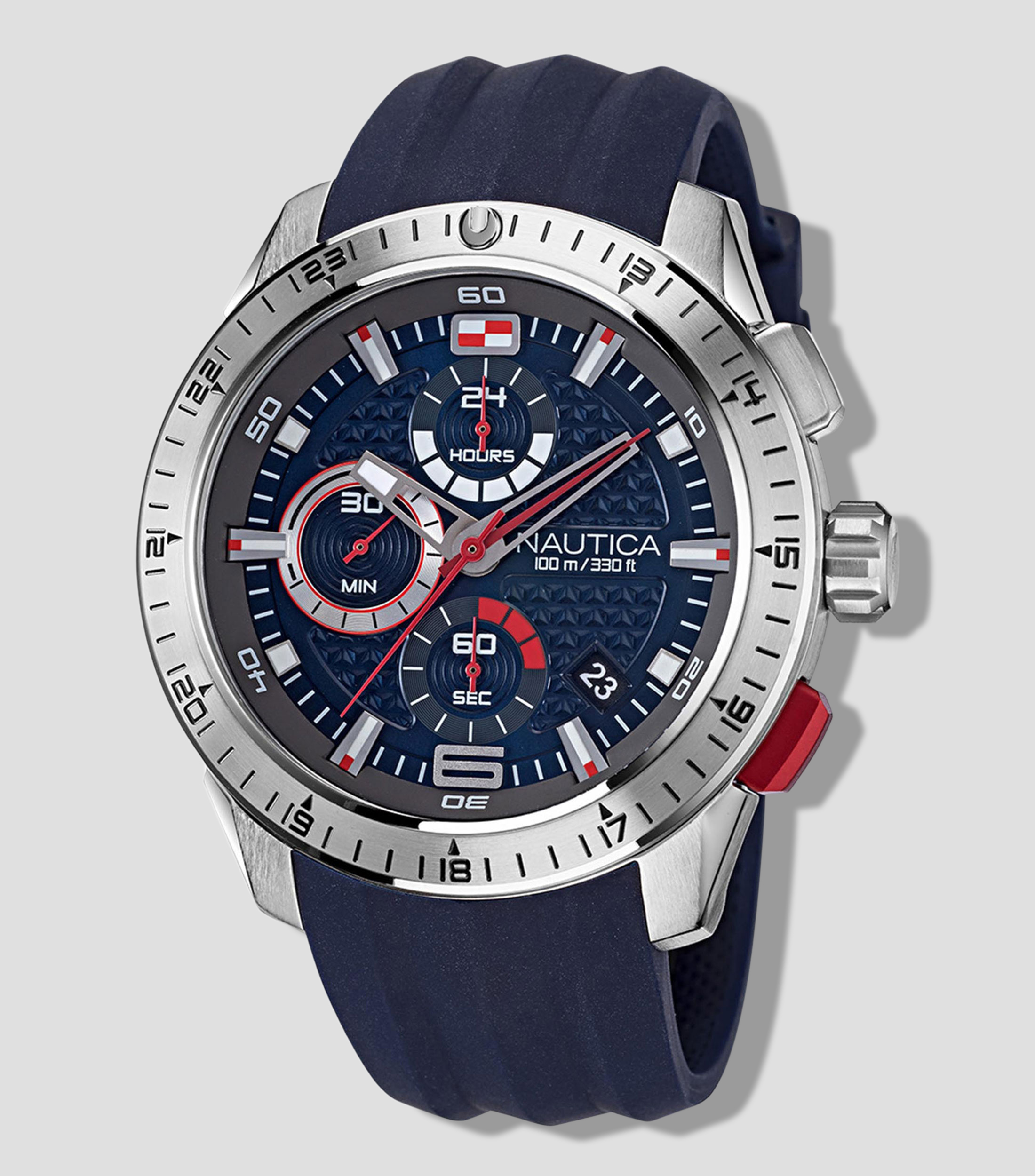 Reloj para hombre NST 101 Chrono deportivo, Plateado