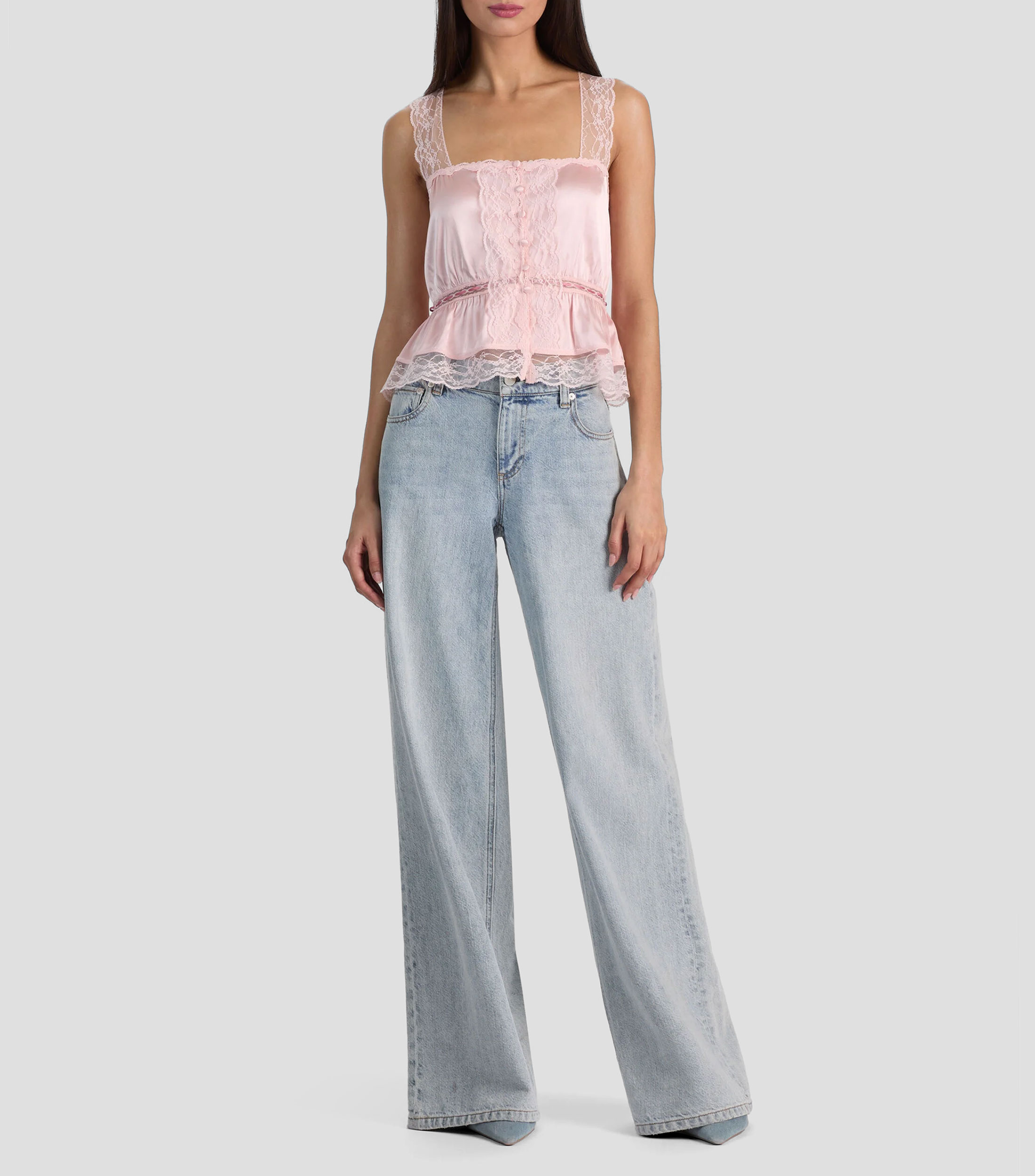 Blusa lisa sin mangas Mujer