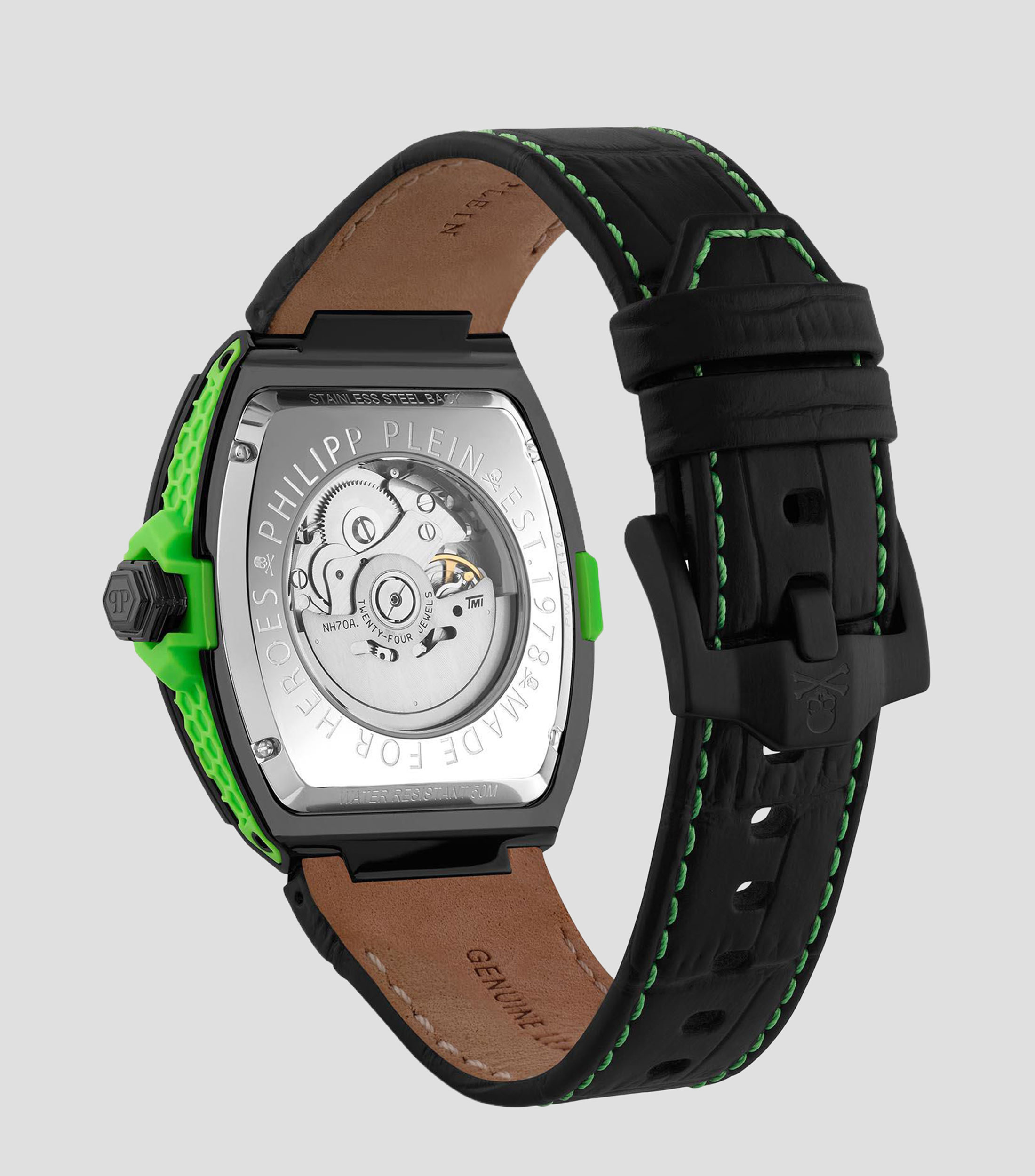 Reloj para Hombre The Skeleton 2.0 casual, Negro