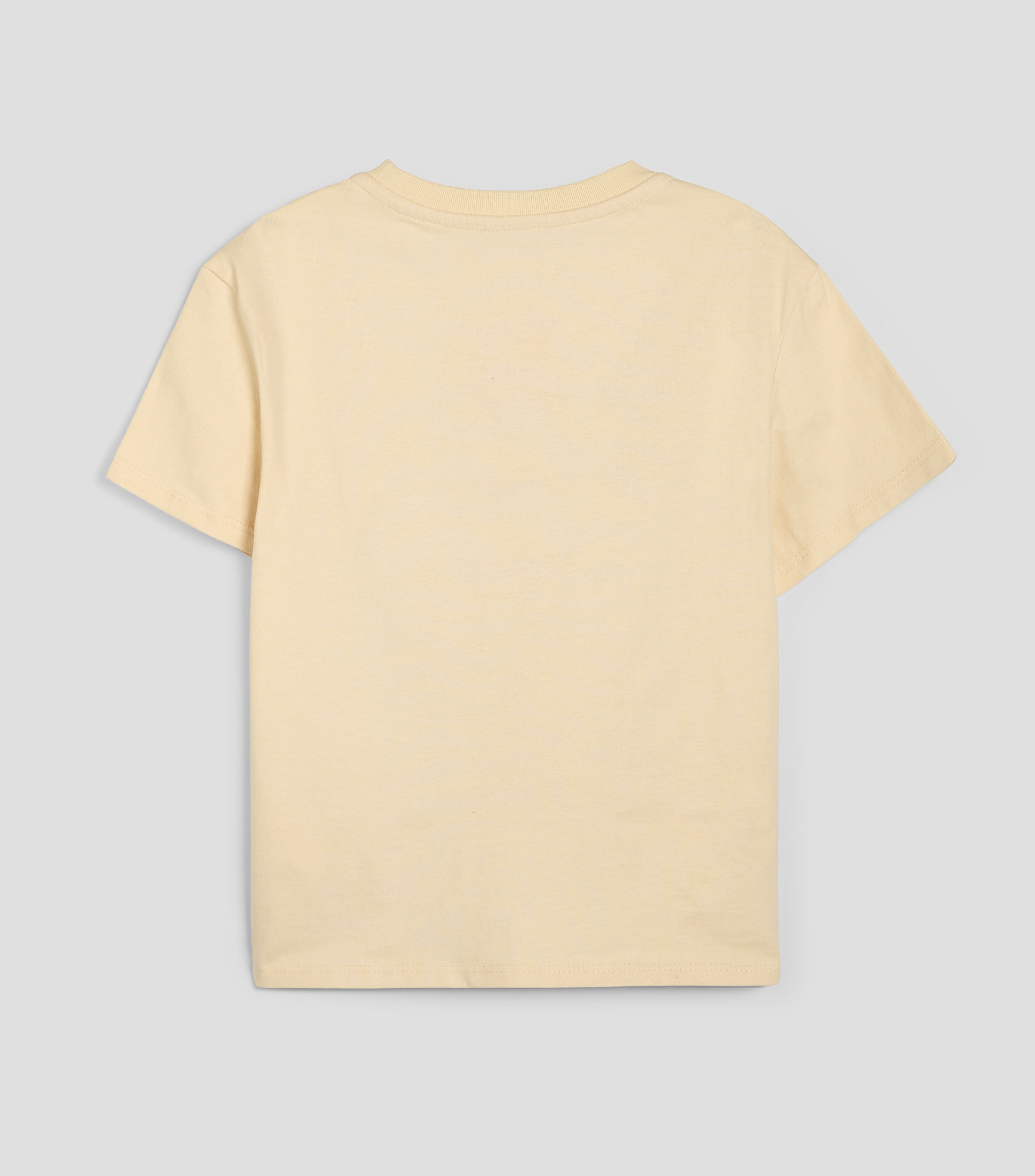 Playera cuello redondo manga corta estampada Niña