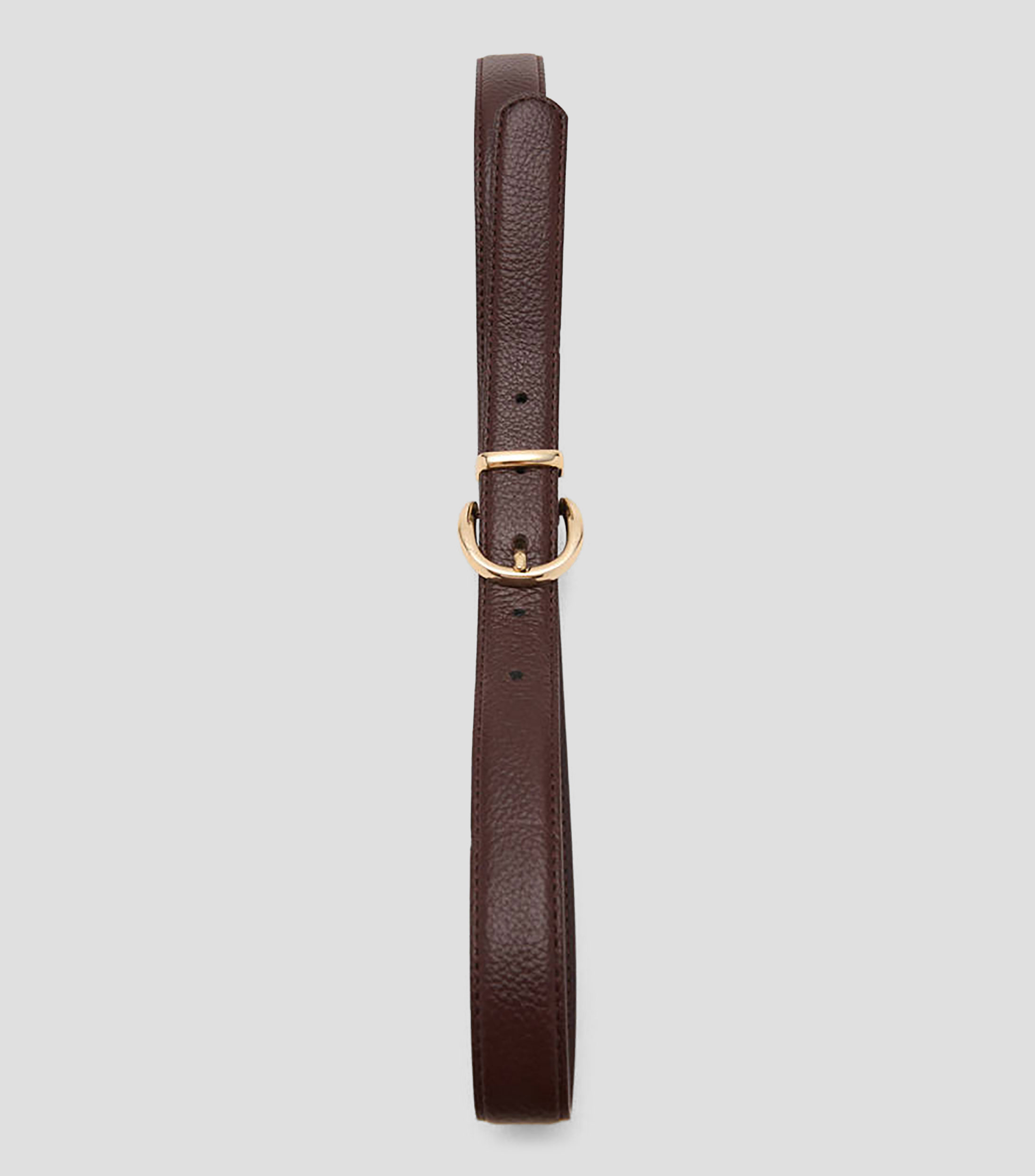 Cinturón casual liso granulado Mujer
