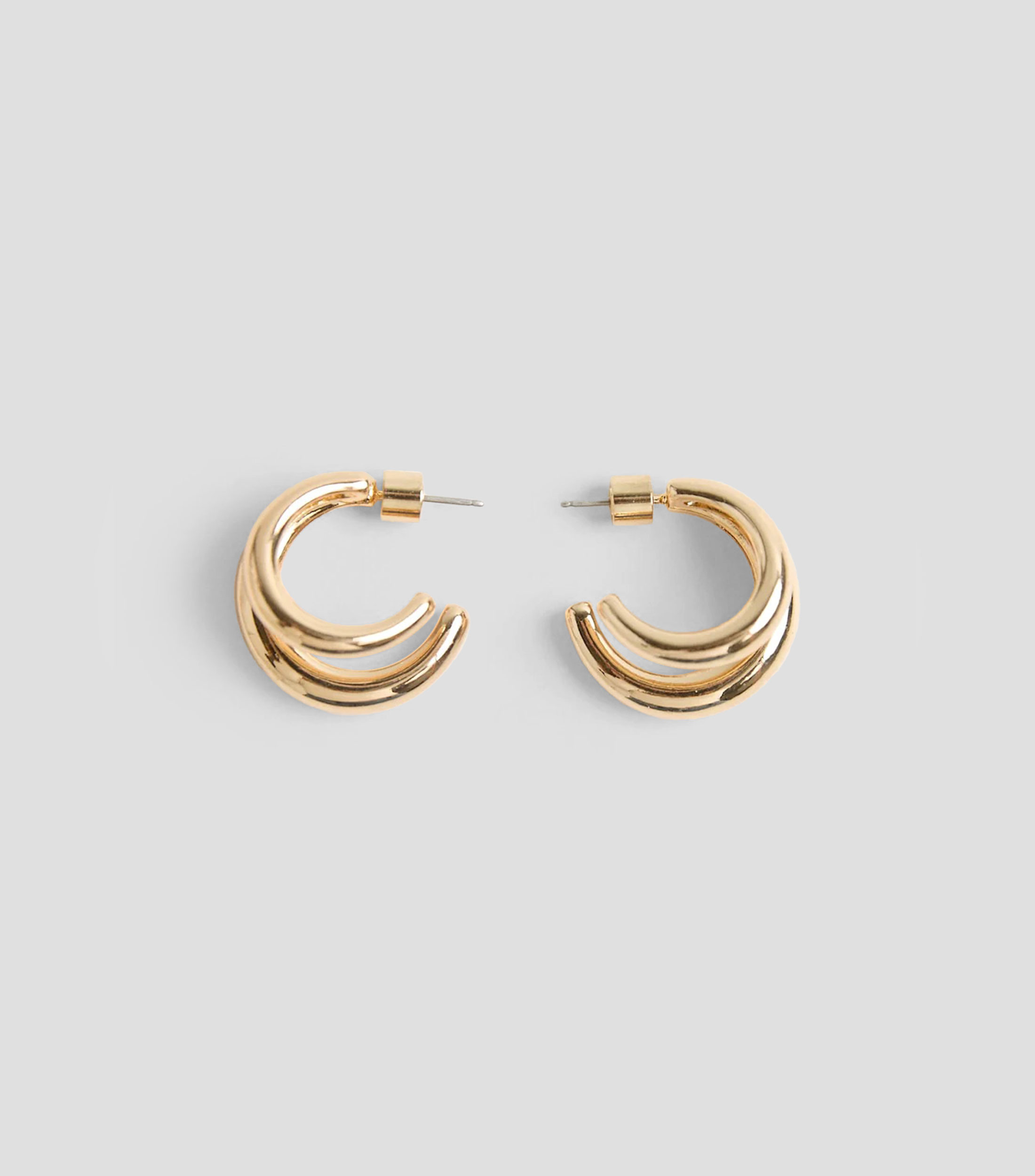 Pendientes doble aro Lulu Mujer