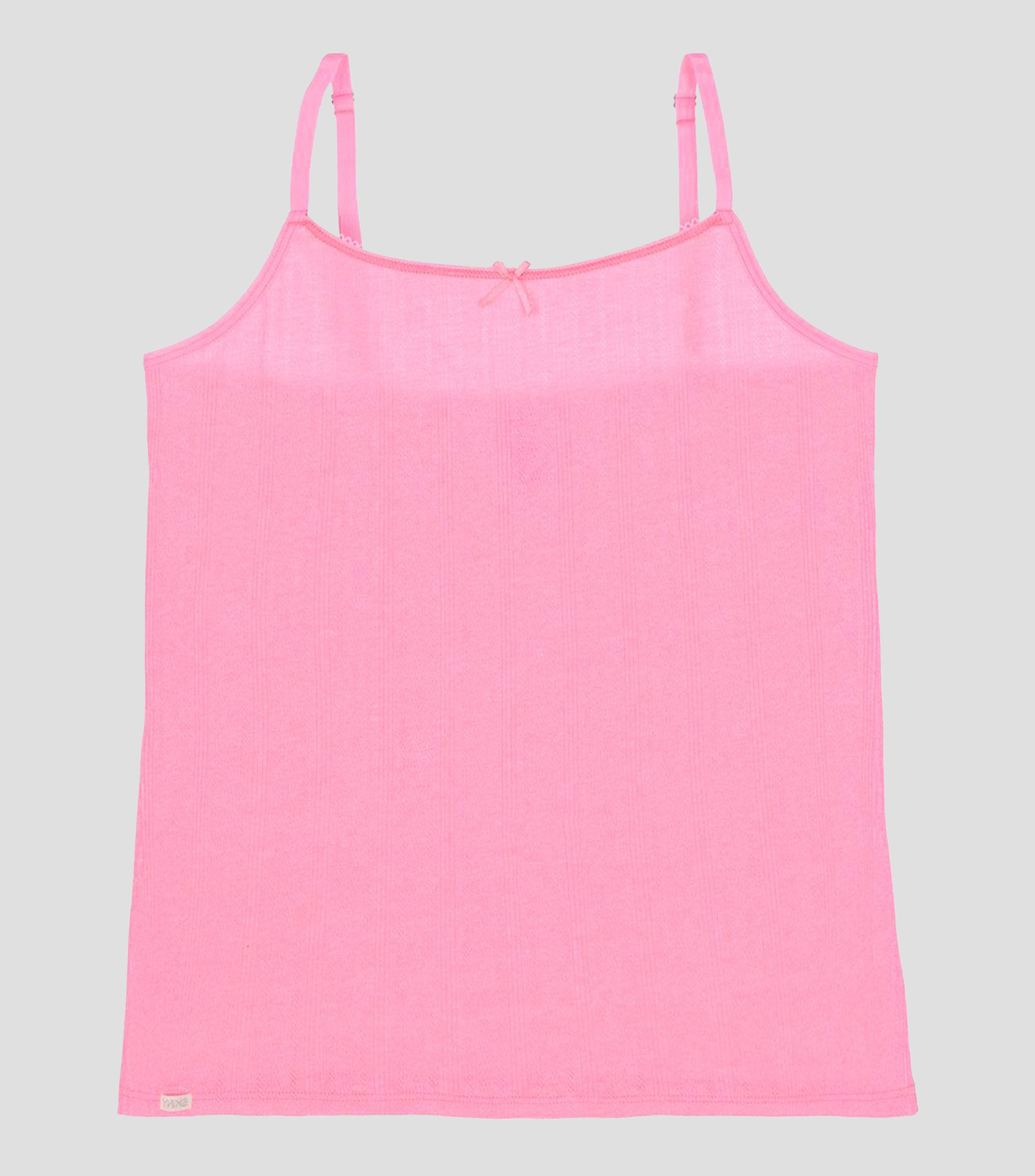 Playera de cuello redondo sin mangas lisa Niña