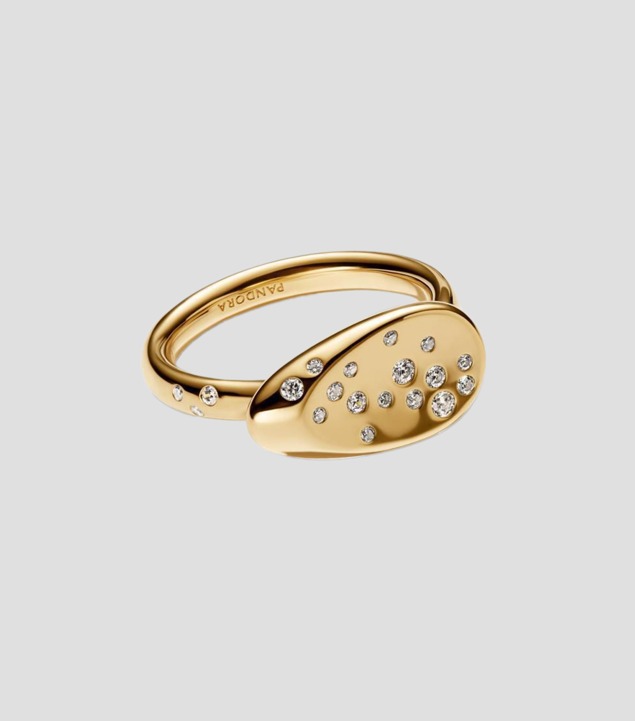 Anillo en plata con circonia cúbica Mujer