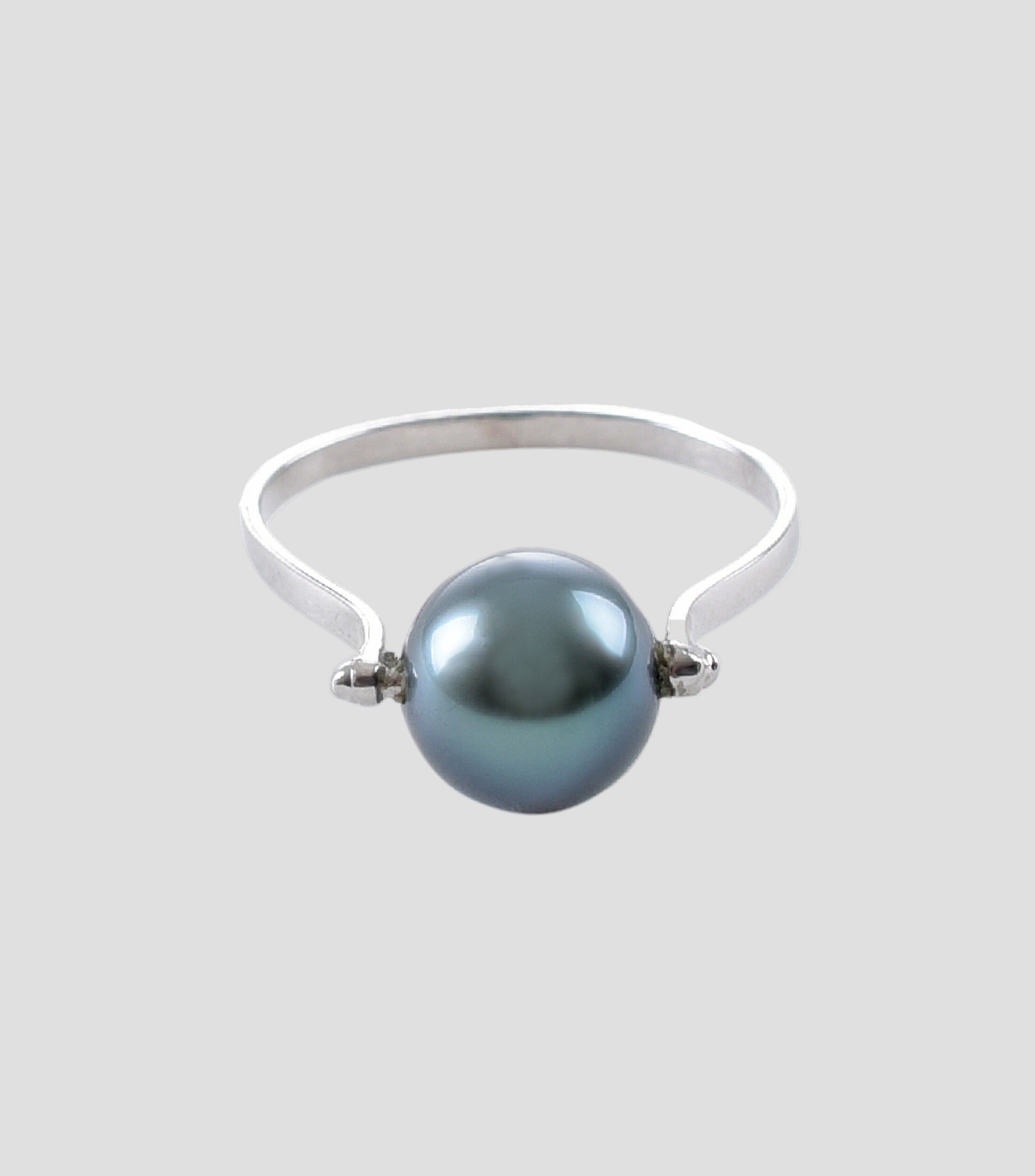 Anillo con Perla de Tahití en oro 14 Kts Mujer