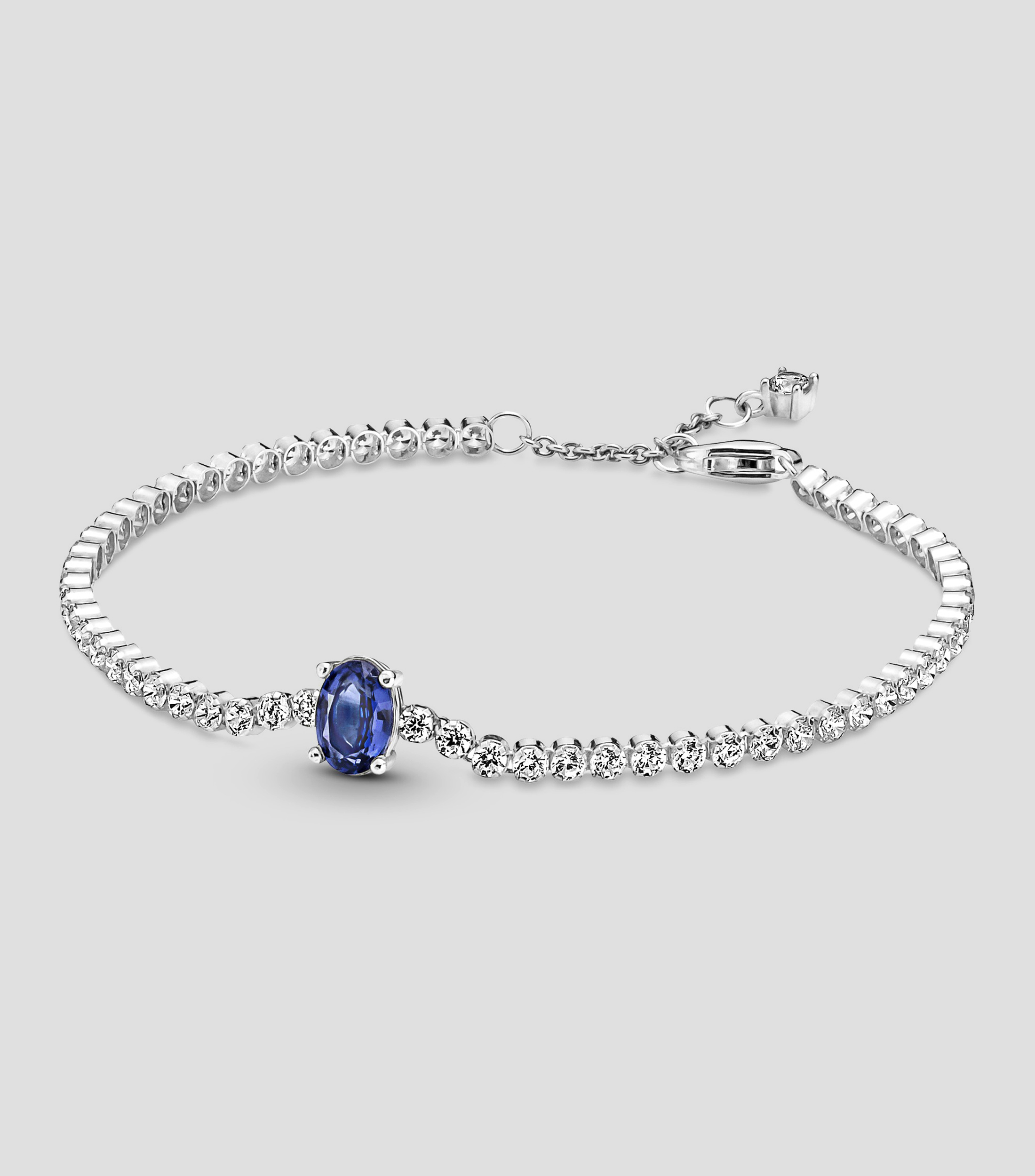Brazalete en Plata .925 con Zirconias Mujer