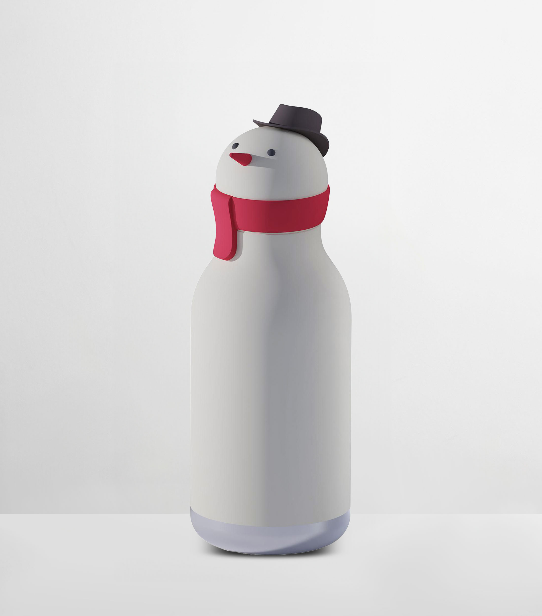 Botella Muñeco de nieve en acero inoxidable, 460 ml
