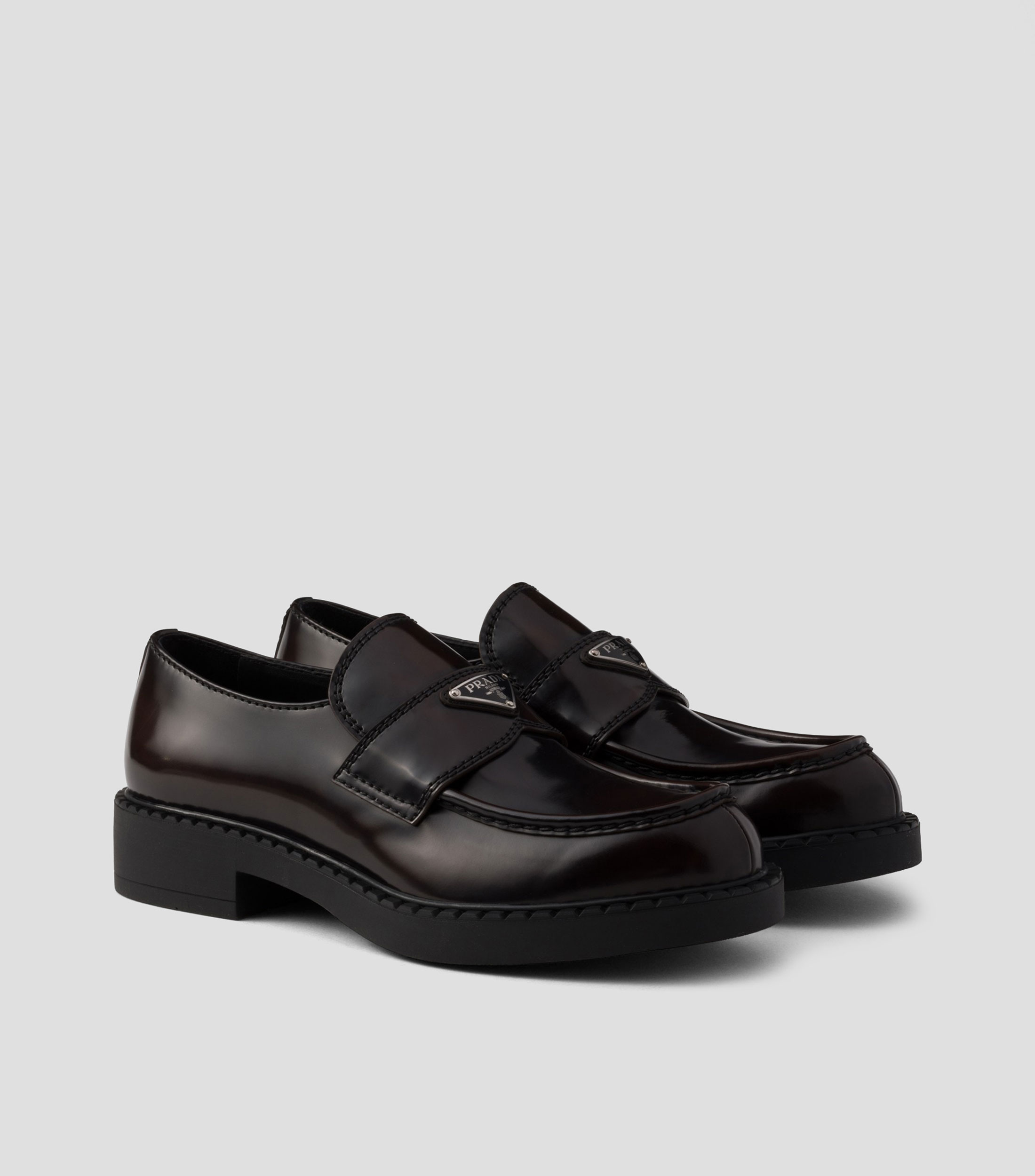 Mocasines de piel cepillada Hombre