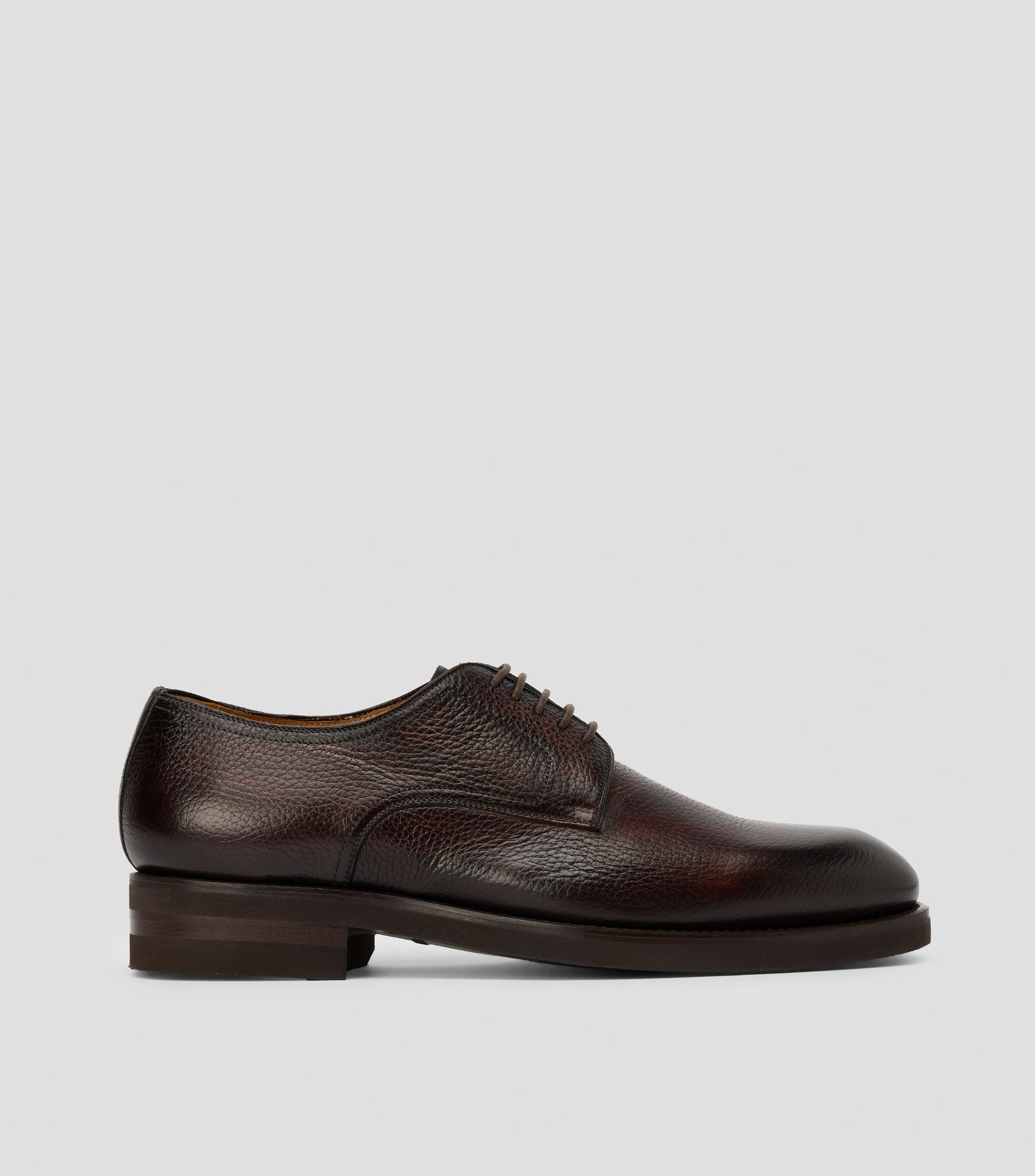 Zapatos de Vestir Derby en piel vacuna Hombre