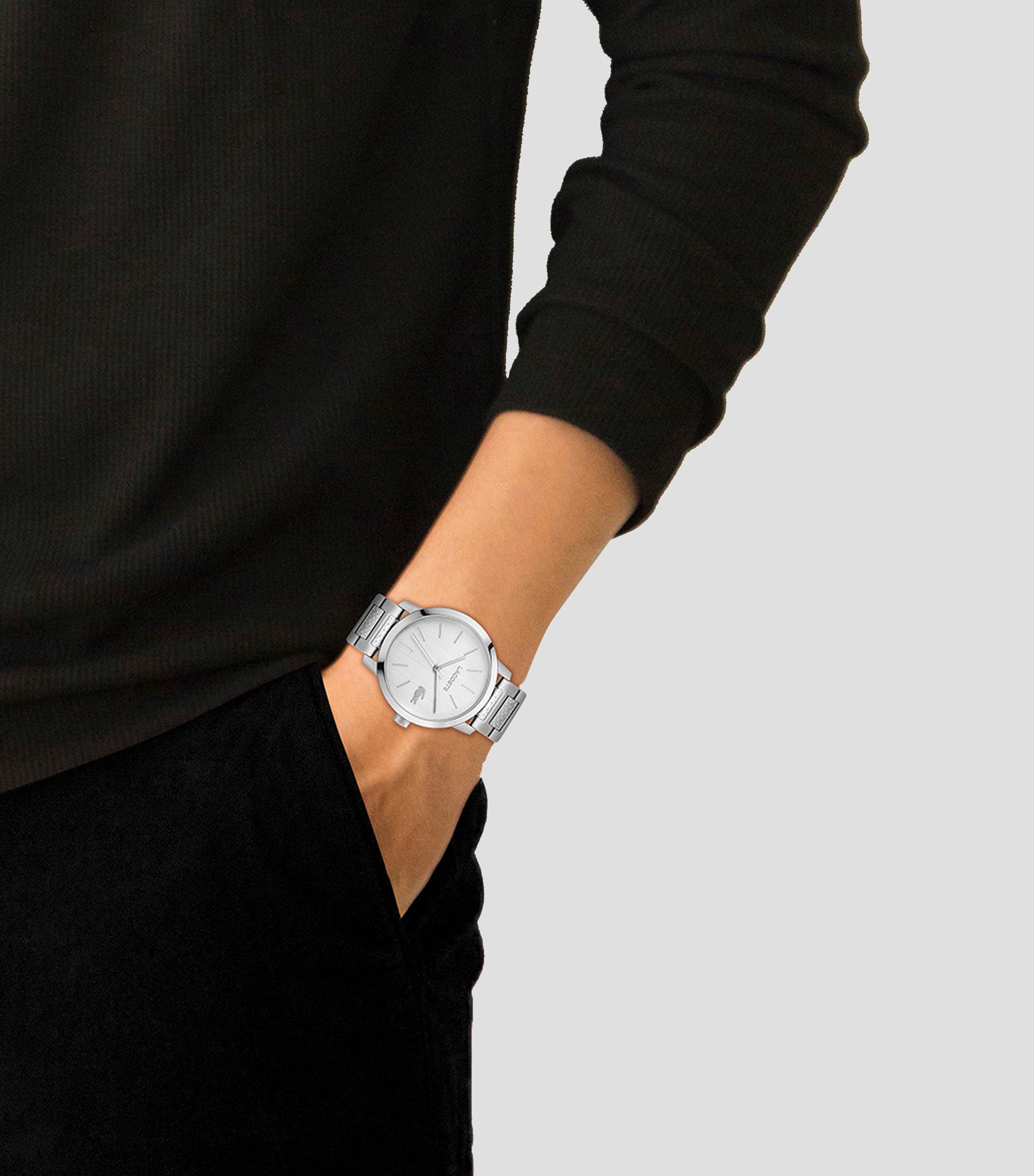 Reloj para Hombre, Deportivo, Plateado